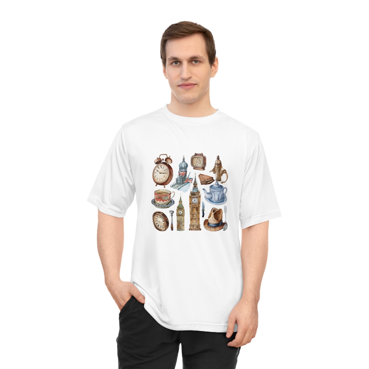 Unisex Zone Performance T-shirt - Timeless England - Vintage Icon Collection