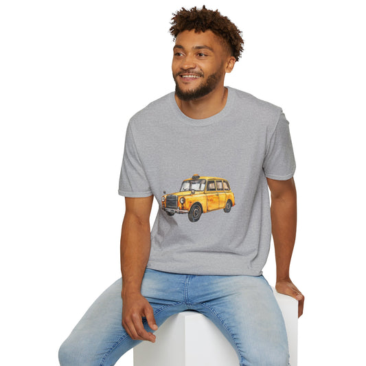 Unisex Softstyle T-Shirt - Trendy British Vintage Car