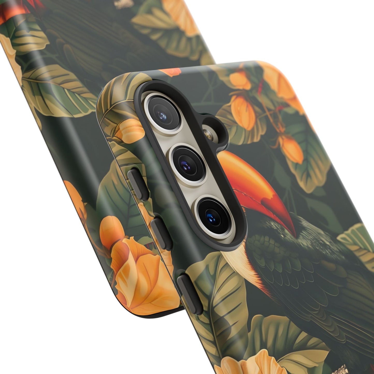 Tropical Toucan Phone Case, Exotic Bird Cover, Nature Lover Gift, Eco-Friendly Design, Customizable Tech Accessory