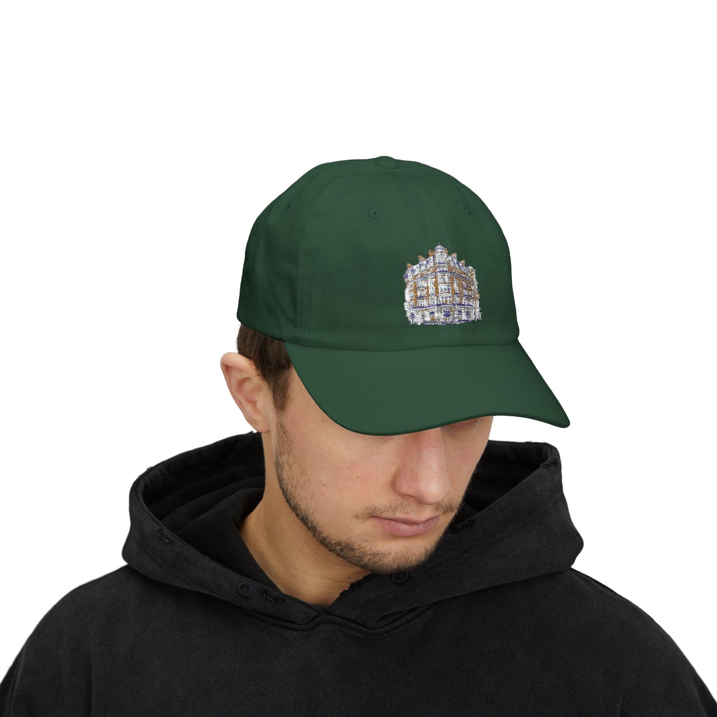 Classic Dad Cap with Unique Architectural Design, Casual Hat for Men and Women, Father's Day Gift, Trendy Dad Accessories