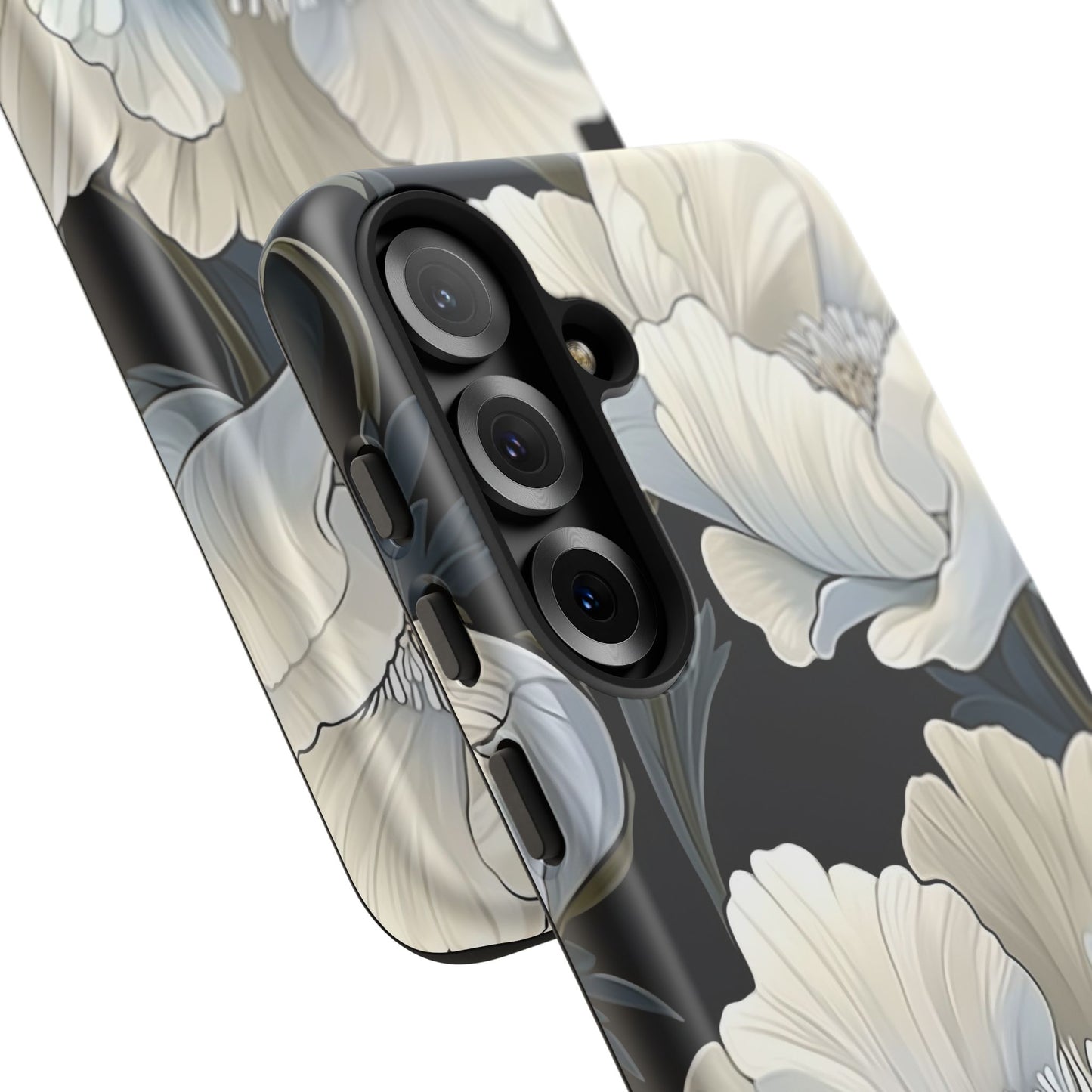 Floral Phone Case, Tough Cases for Women, Stylish Phone Cover, Floral Design Phone Protector, Nature Inspired Tech Accessories