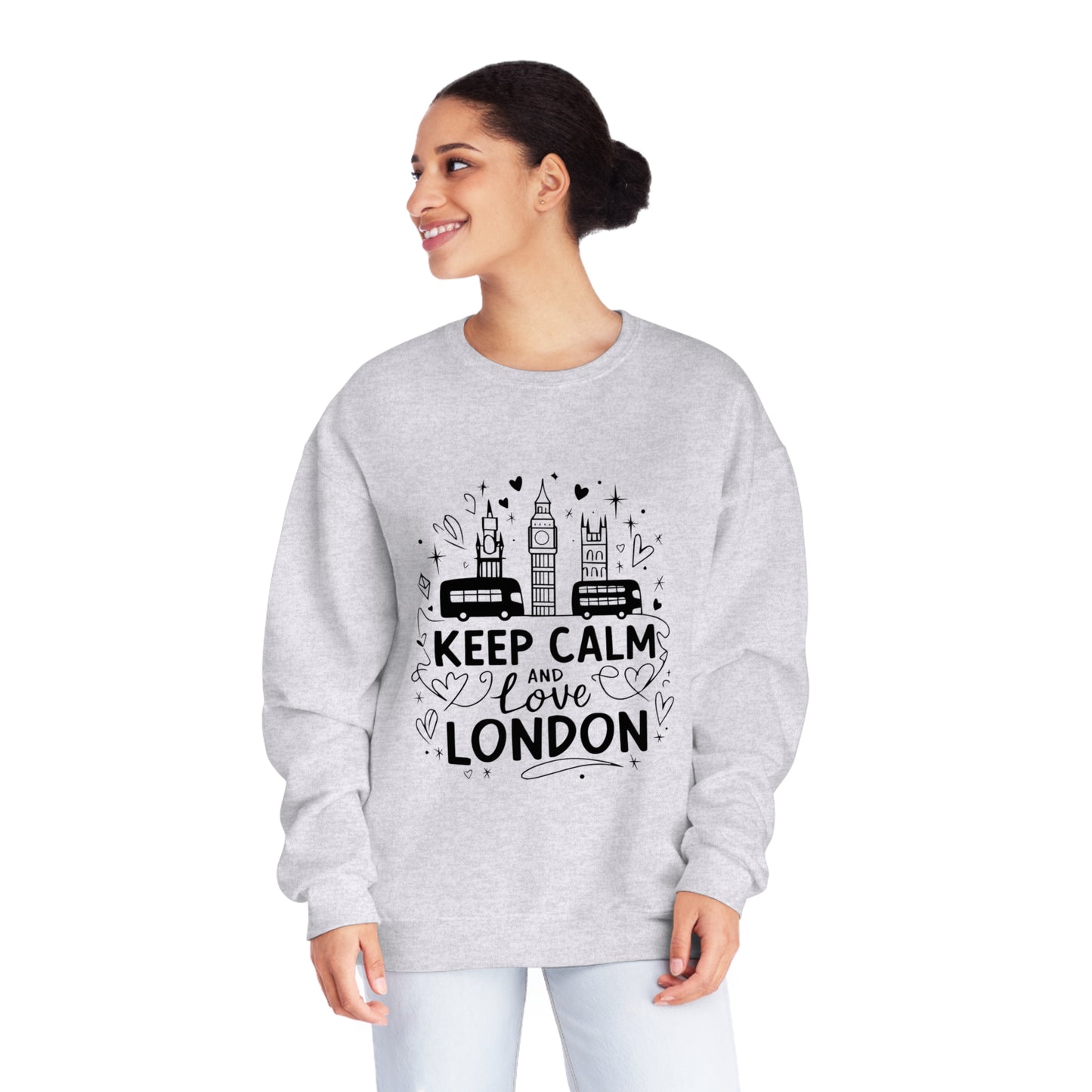 Unisex NuBlend® Crewneck Sweatshirt - Keep calm and love London
