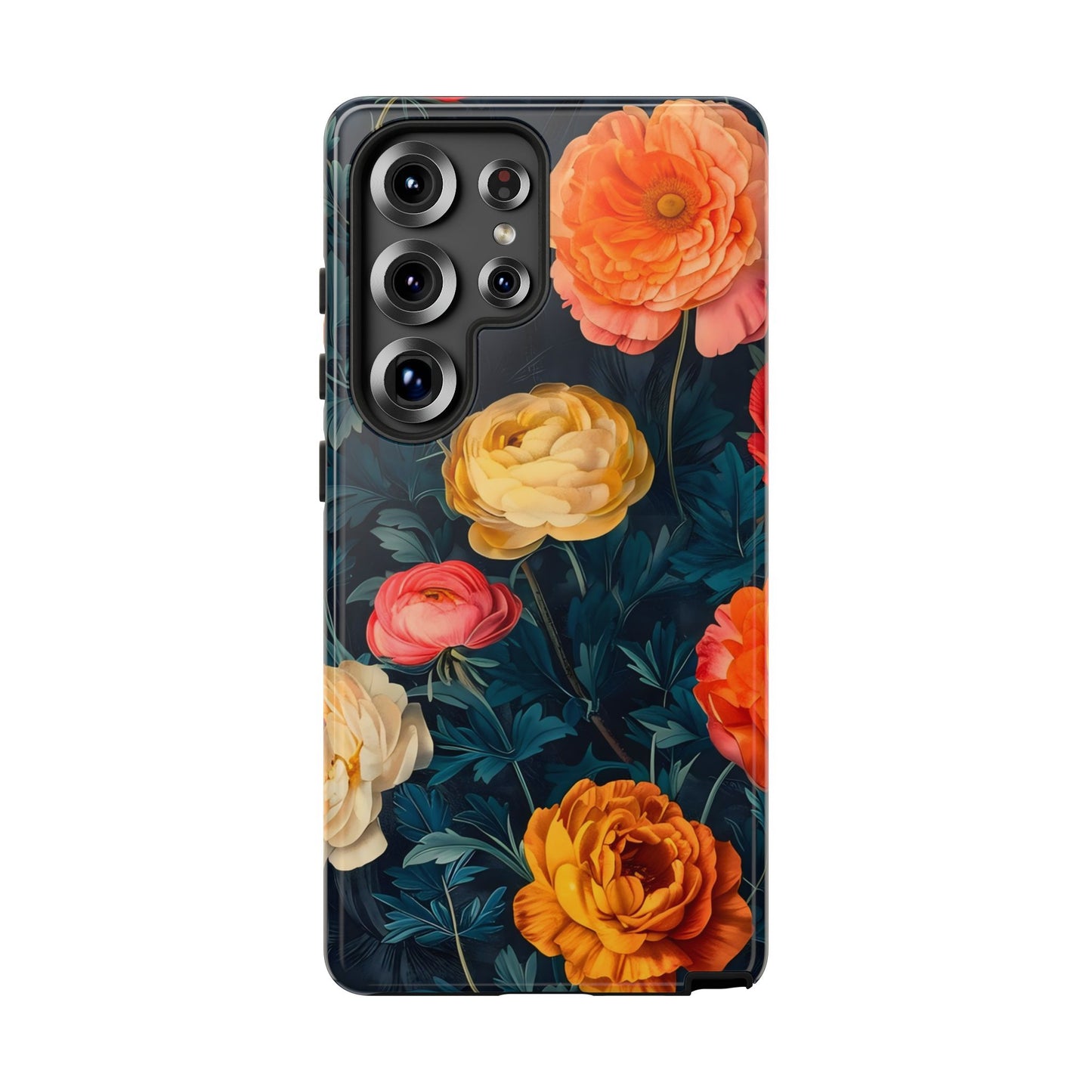 Floral Phone Case - Tough Cases, Stylish Protection, Gift for Flower Lovers, Customizable Cover, Floral Design Mobile Accessory