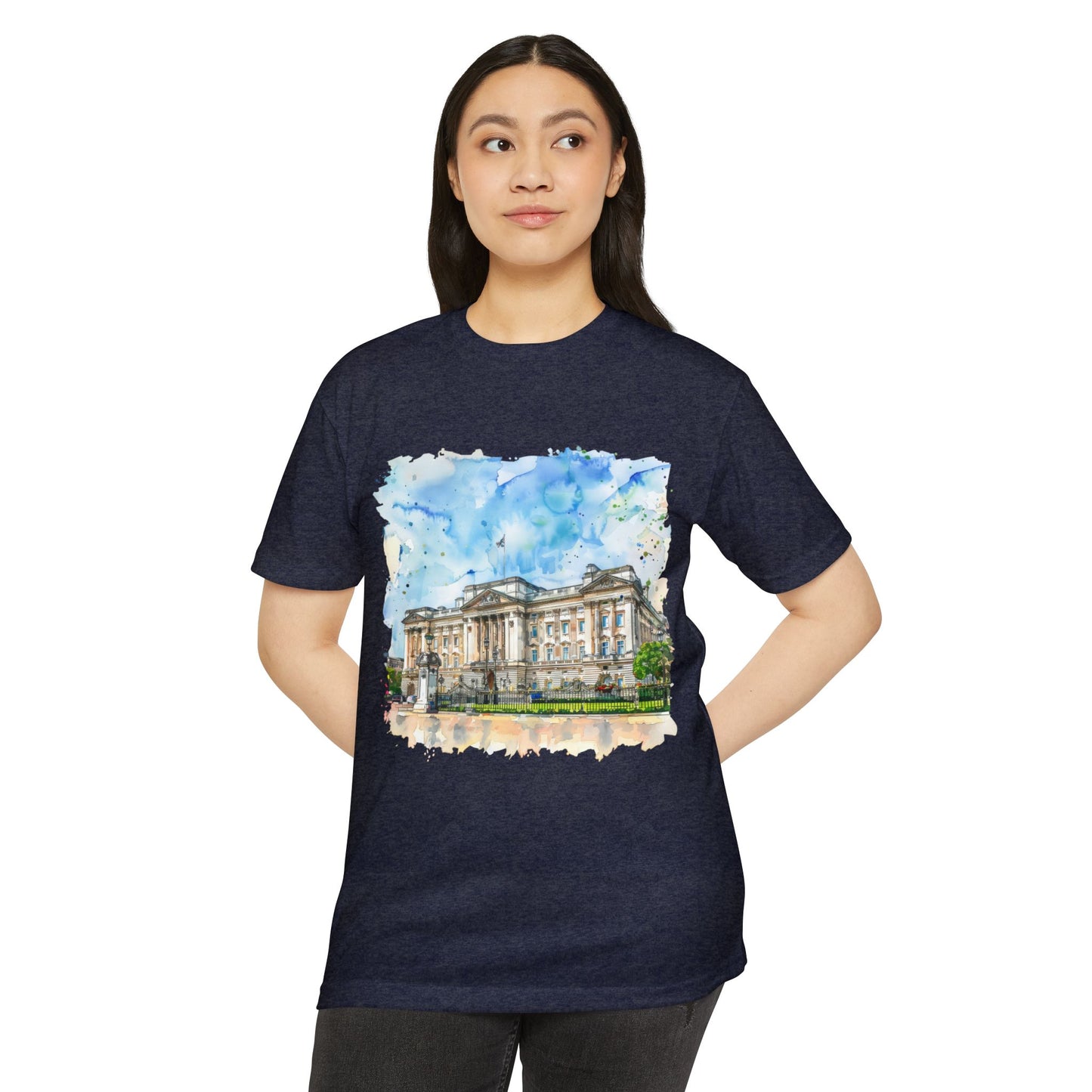 Unisex CVC Jersey T-shirt - England Aesthetics - Embracing Classic British Charm and Style