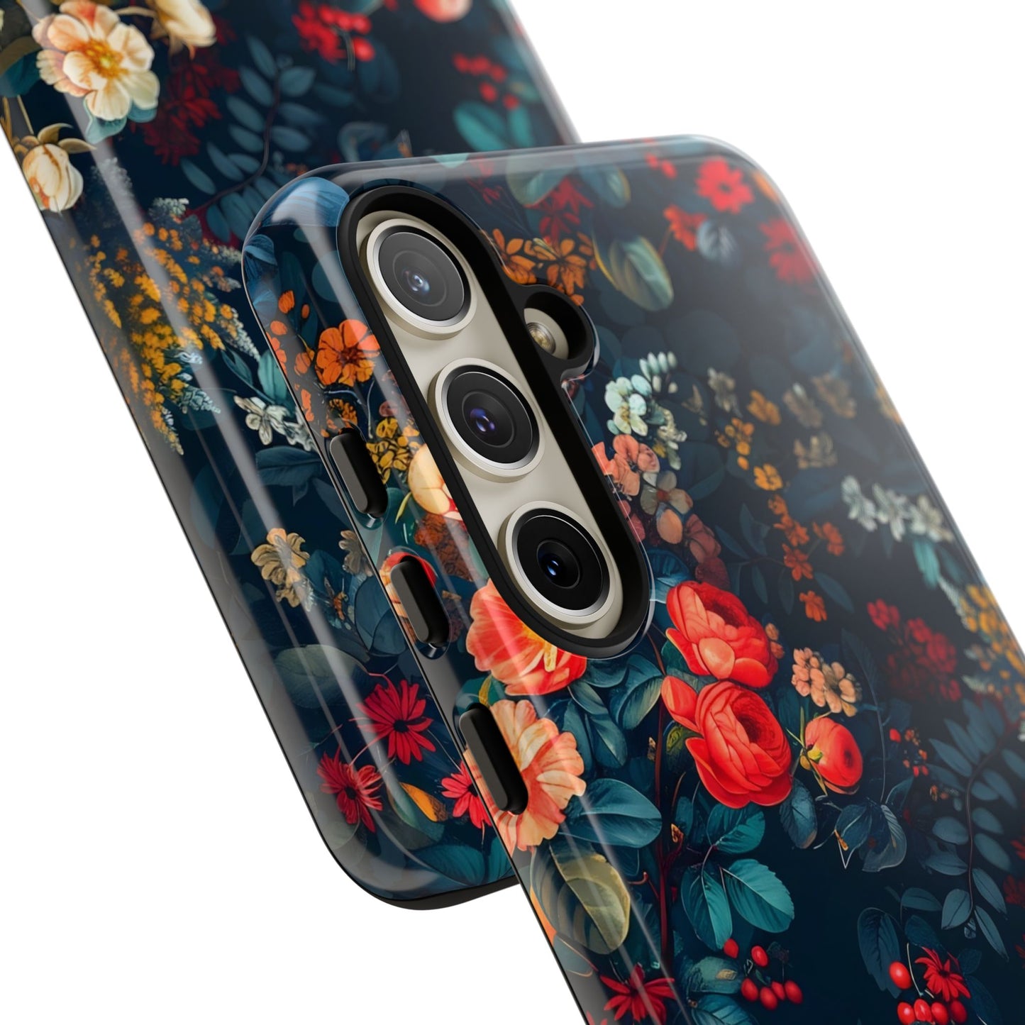 Floral Phone Case - Tough Cases, iPhone Protection, Elegant Floral Design, Gift for Her, Stylish Tech Accessory