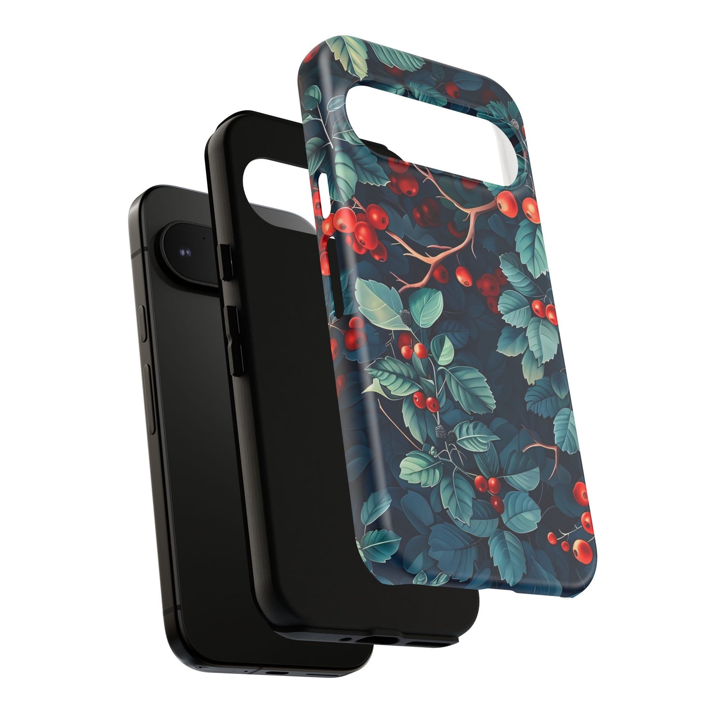Berry Blossom Phone Case - Nature Lover's Gift, Floral Design, Cute Accessory for Spring, Unique Tech Cover, Perfect for Holidays