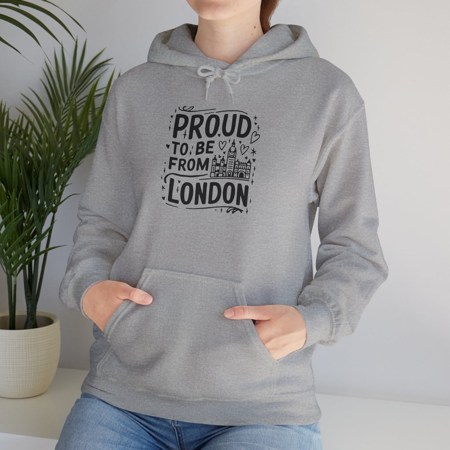 Unisex Heavy Blend™ Hooded Sweatshirt - Proud to be from London