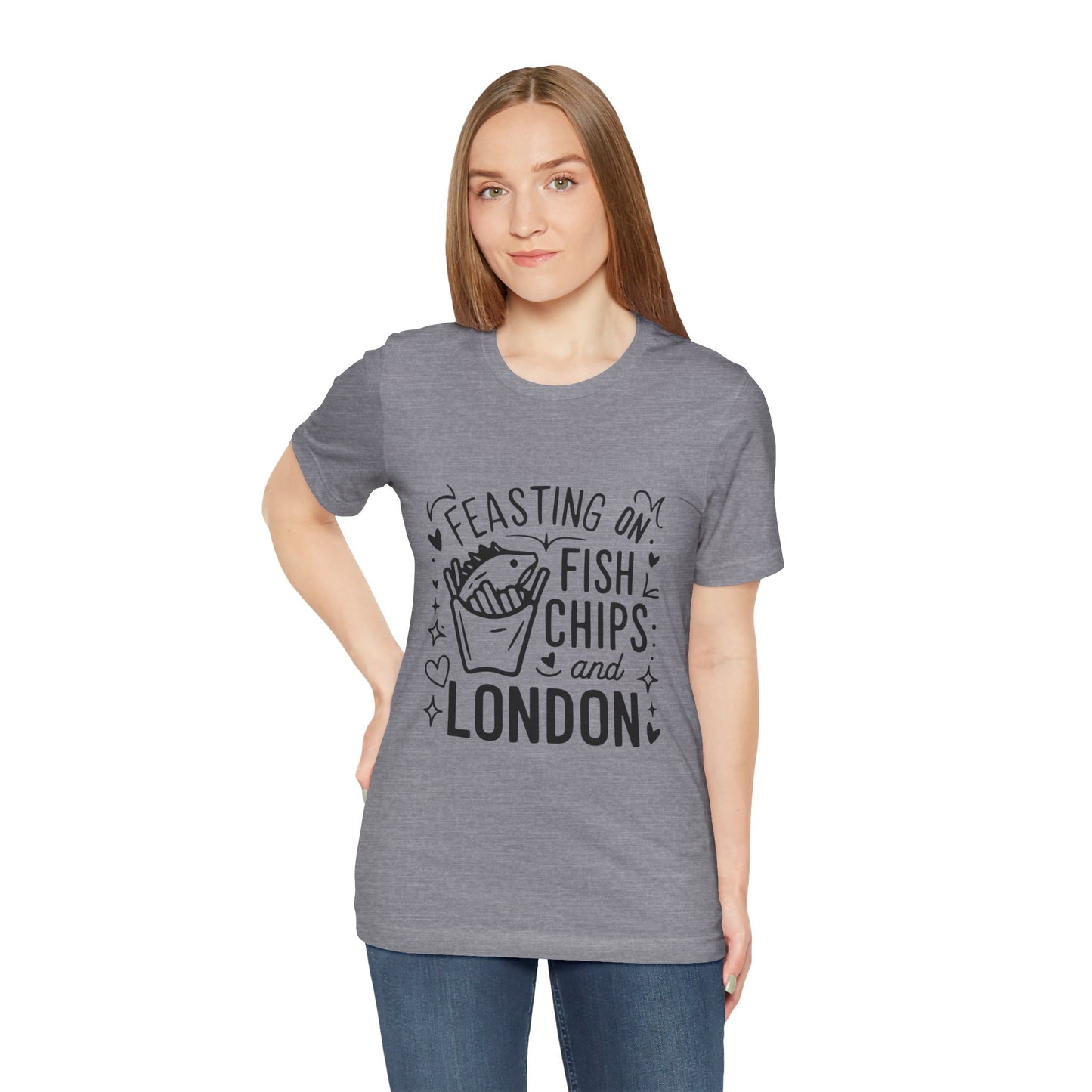 Unisex Jersey Short Sleeve Tee - Fsih Chips and London