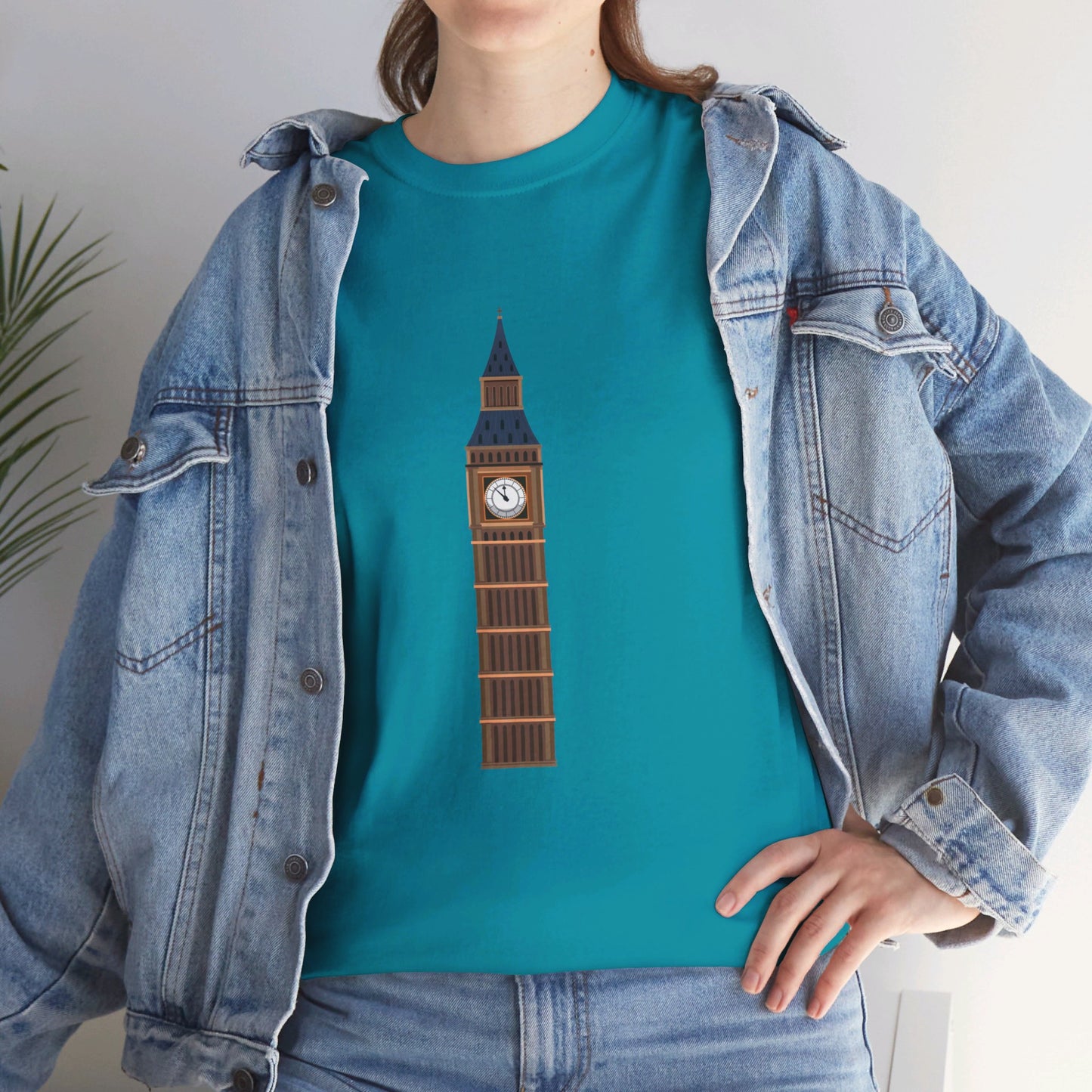 Big Ben - Iconic British Tower and Landmark Classic Unisex Heavy Cotton T-shirt