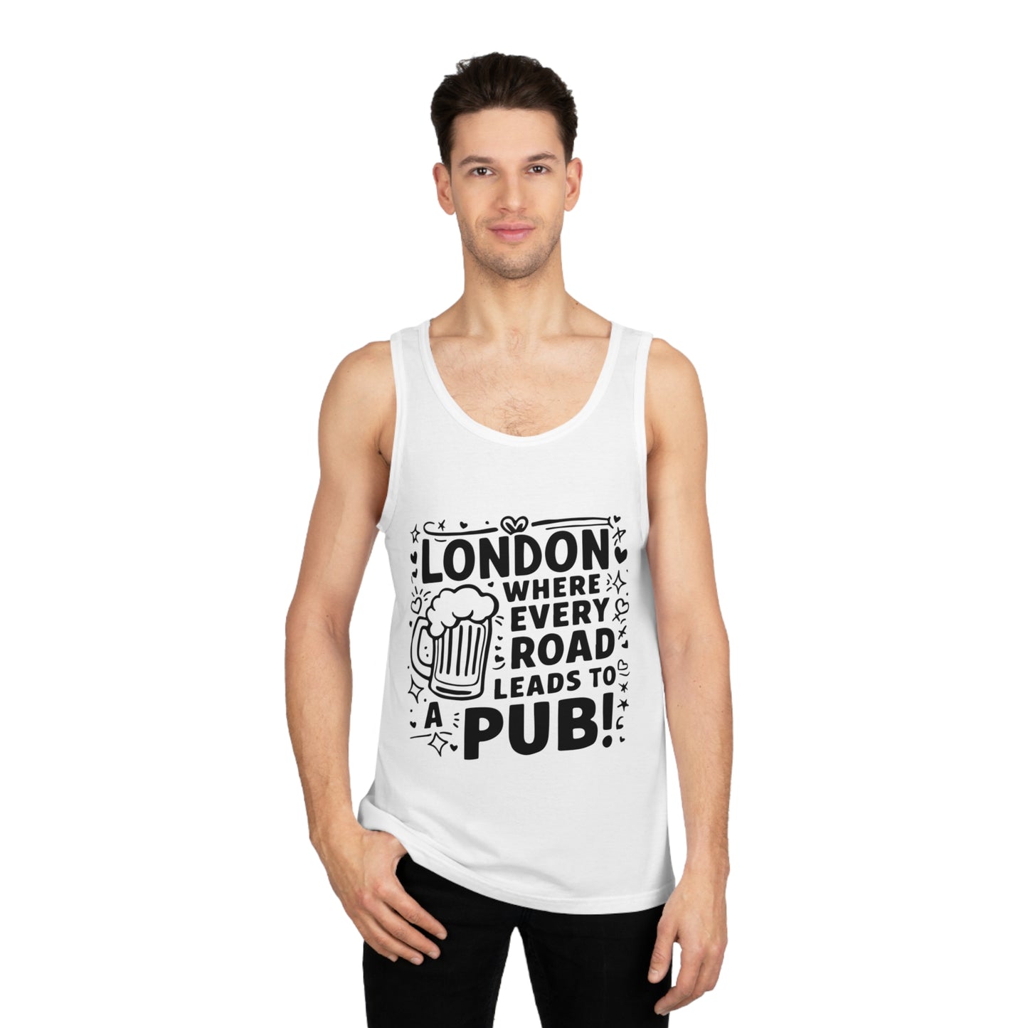 Unisex Softstyle™ Tank Top - London's Pub Leading Road