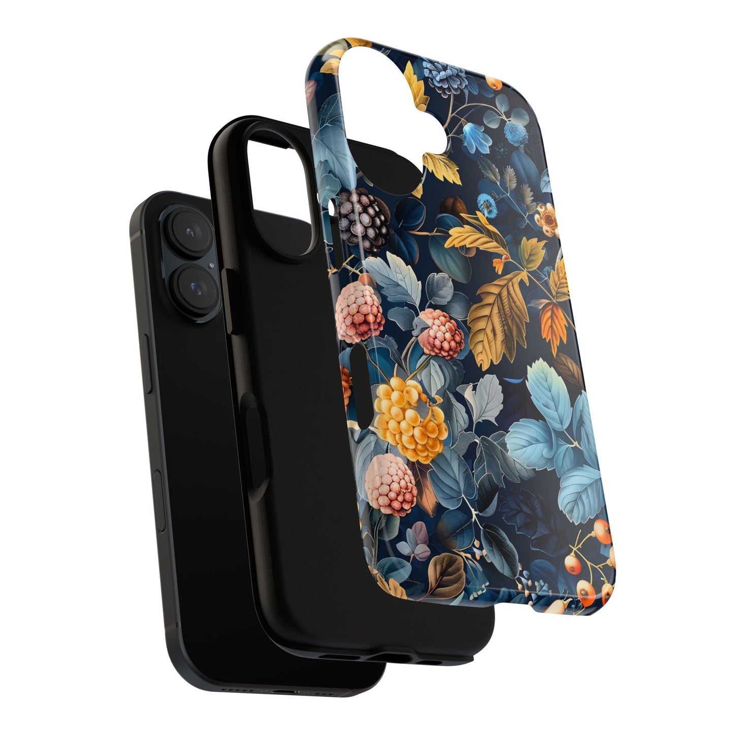 Floral iPhone Case, Tough Phone Cover, Nature-inspired Accessory, Gift for Her, Trendy Protection Case