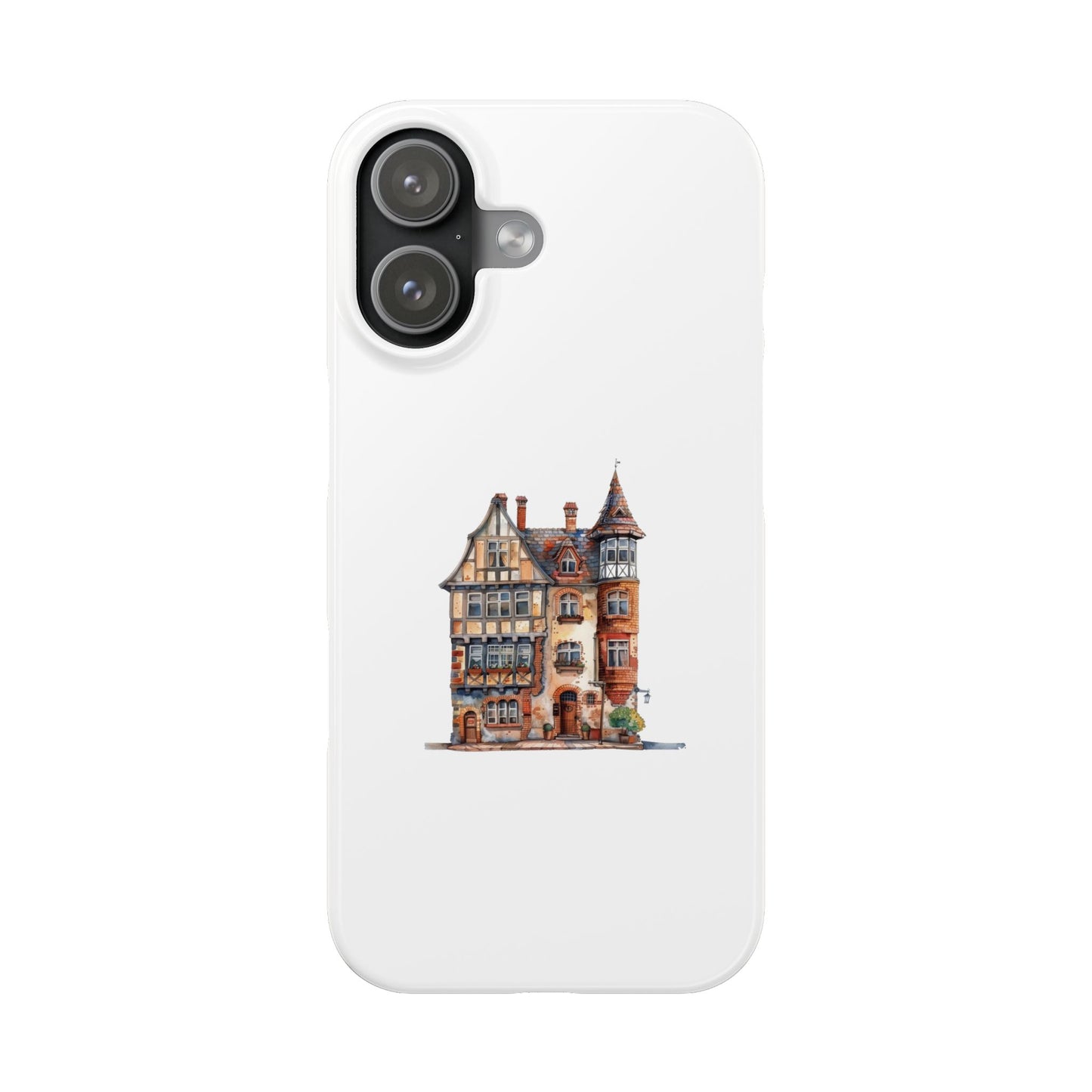 Charming House Design Slim Phone Cases - Perfect for Home Decor Lovers, Gifts, Phone Accessories, Unique, Personalized