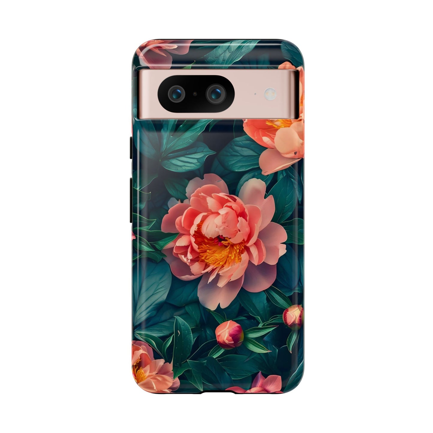 Floral Phone Case - Tough Cases, Flower Design, Botanical Art, Phone Accessory, Gift for Her, Nature Lovers