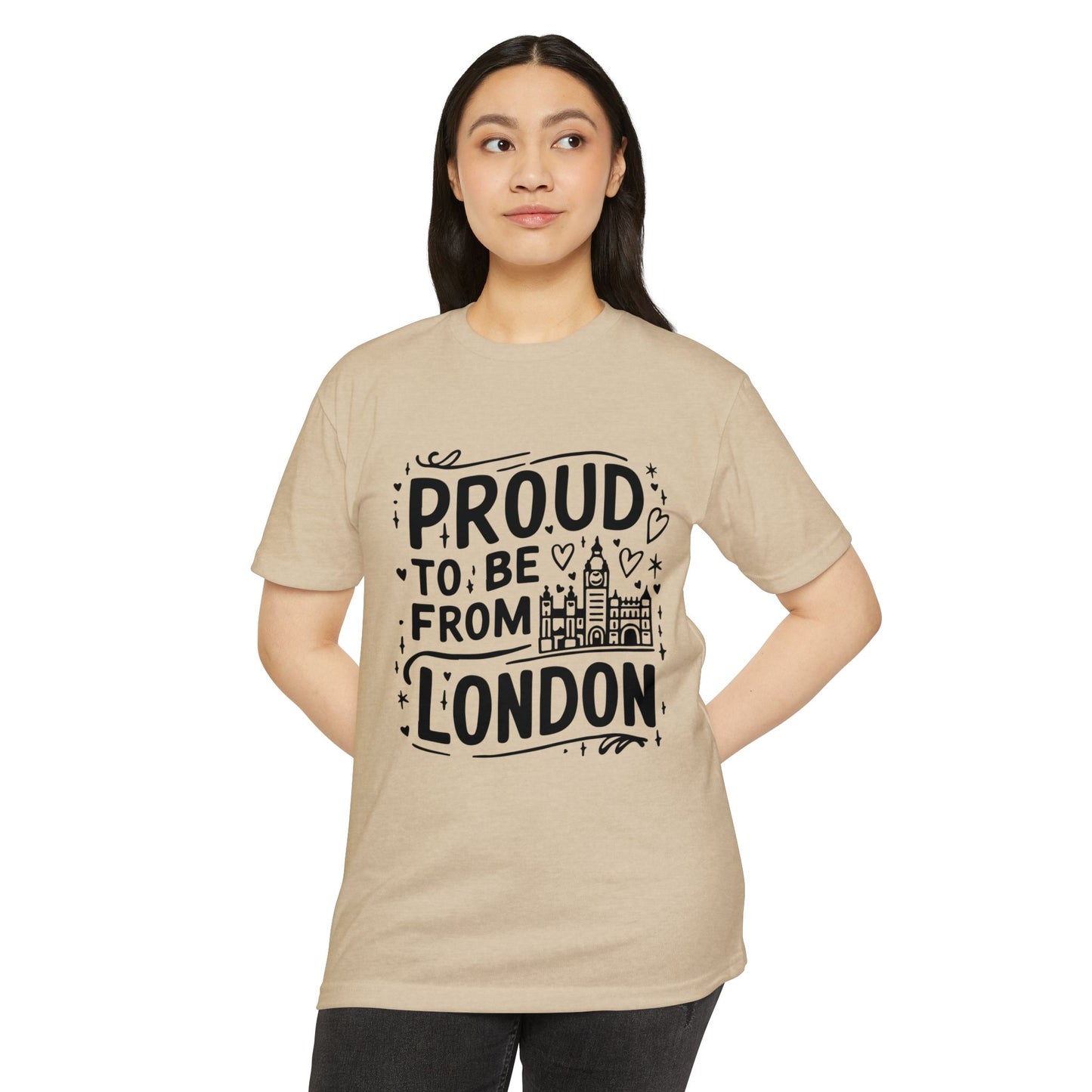 Unisex CVC Jersey T-shirt - Proud to be from London