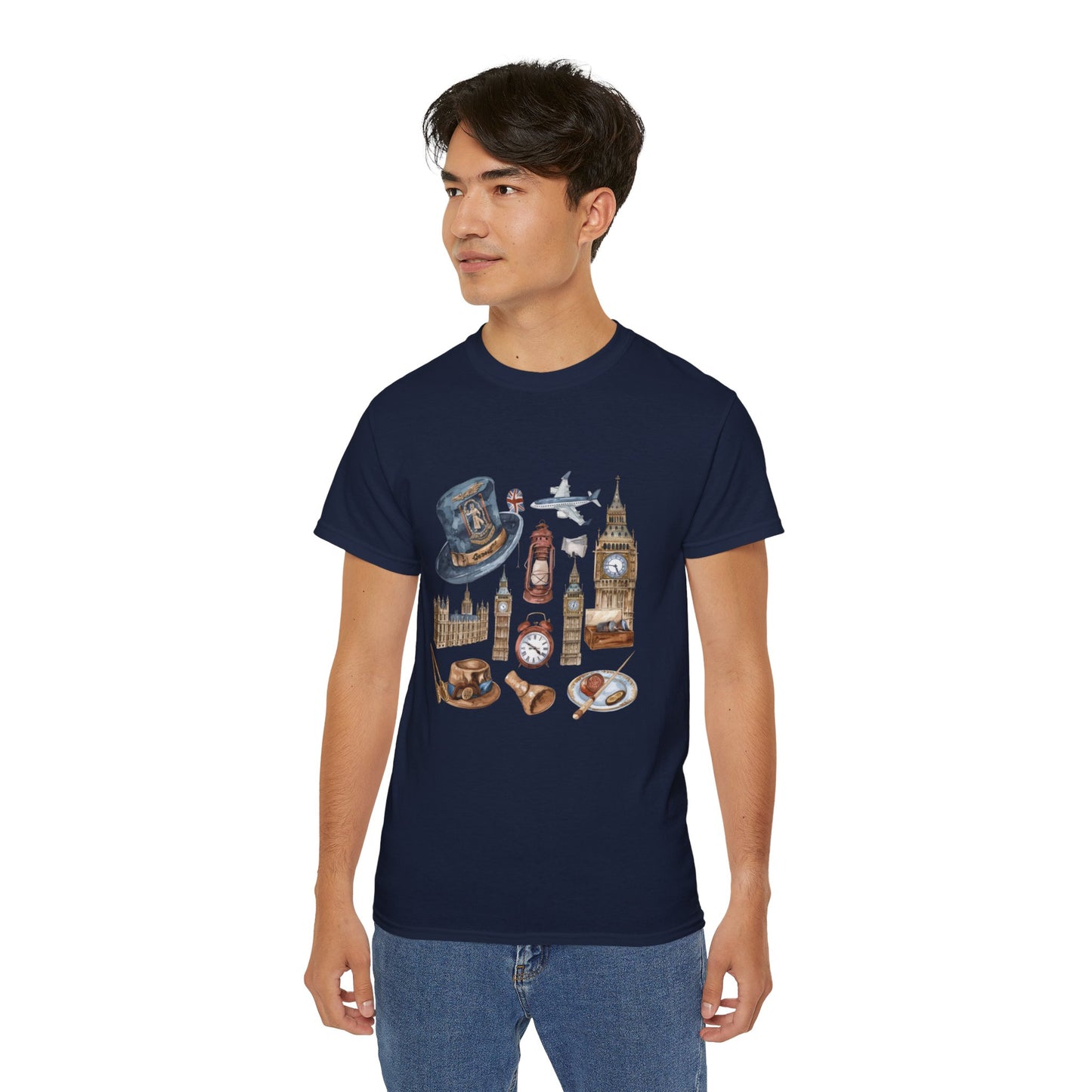 Unisex Ultra Cotton Tee - Heritage England - Vintage Icons