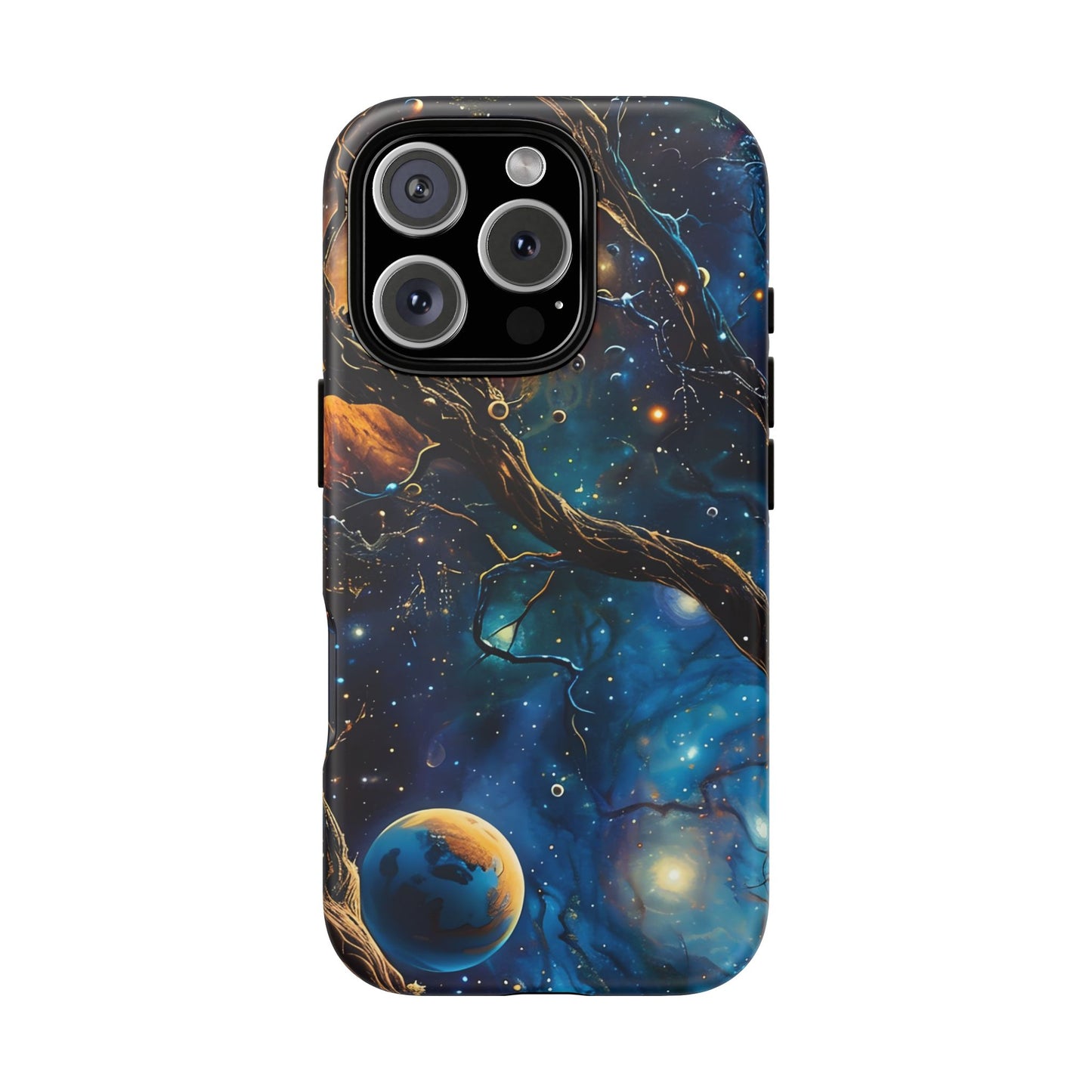 Galaxy Phone Case, Tough Cases with Cosmic Design, Unique Gift for Astronomers, Sci-Fi Fans, Starry Night, Outer Space