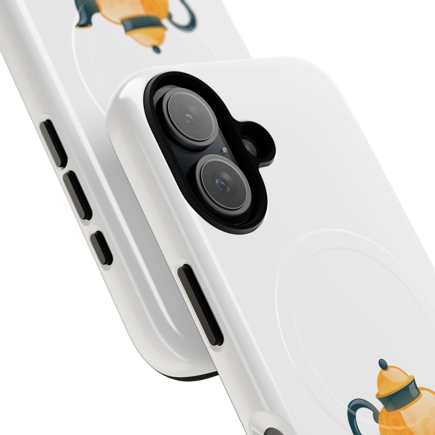 Chic Teapot Magnetic Phone Case, Tough Magnetic Cases, Phone Accessory, Gift for Tea Lovers, Unique Phone Case, Stylish Mobile Cover