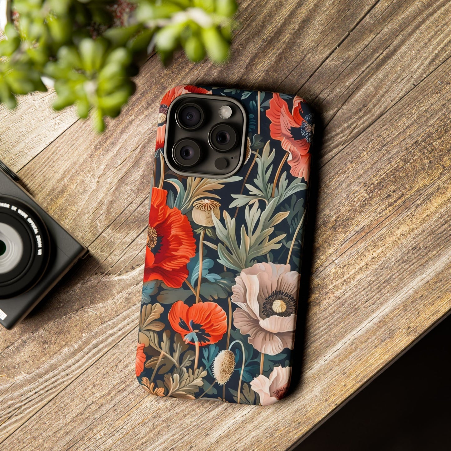 Floral Phone Case - Tough Cases, Flower Design, Chic Tech Accessories, Stylish Gifts, Unique Phone Protectors