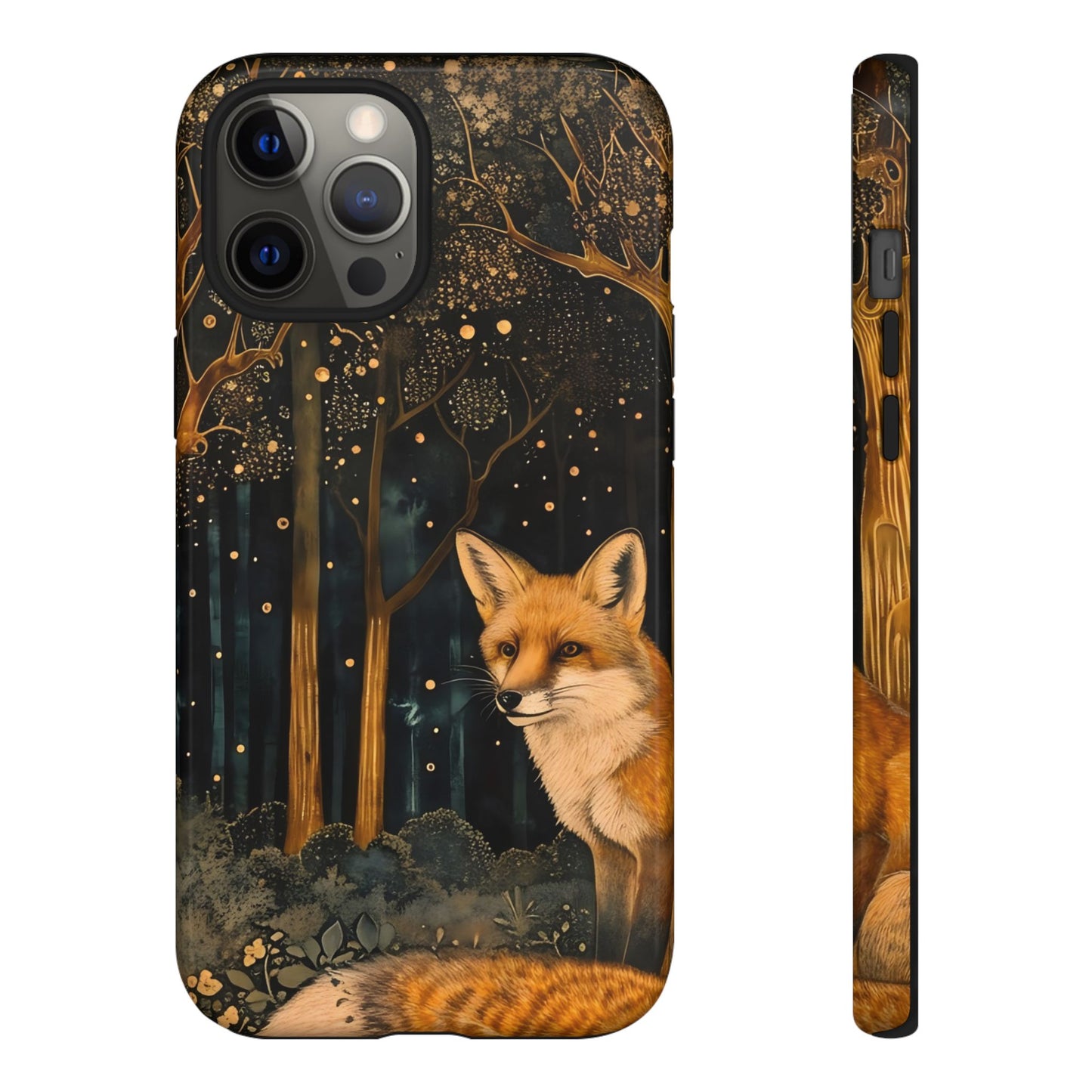 Fox Forest Phone Case, Cool Tough Case for Animal Lovers, Nature Themed Accessory, Unique Gifts for Her, Wildlife Protection