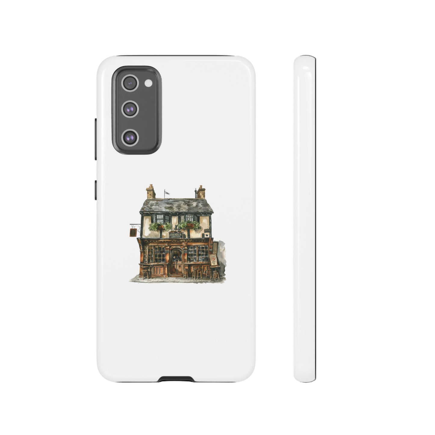 Artistic Phone Case with Cozy Cottage Design