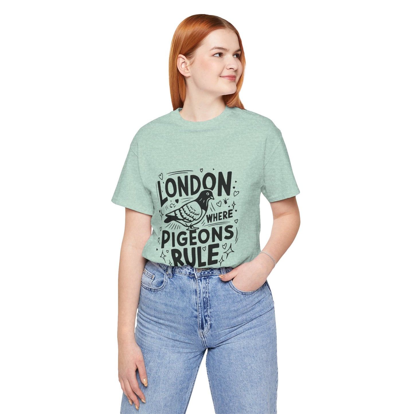 Unisex Jersey Short Sleeve Tee - London where Pigeons Rule