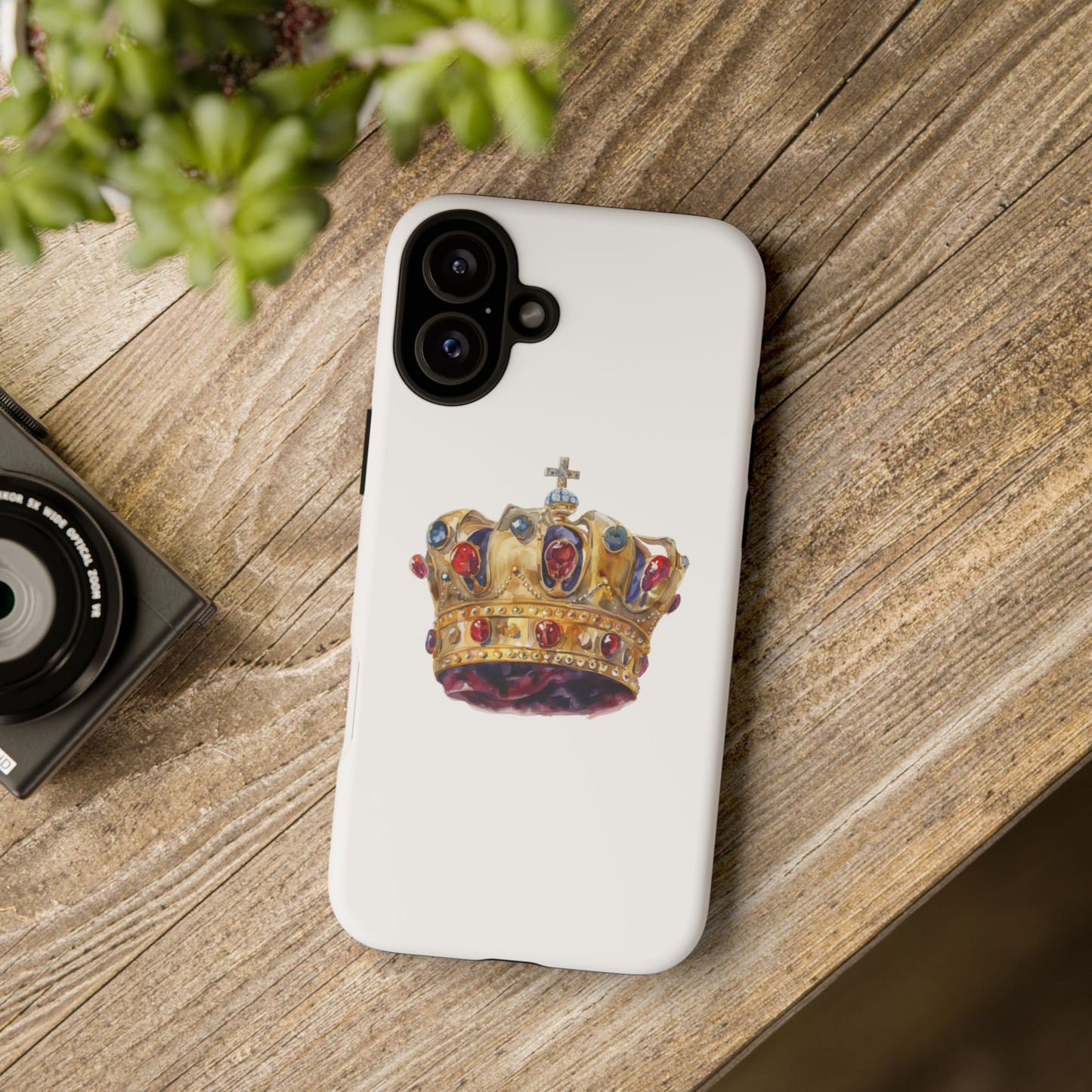 Royal Crown Phone Case | Tough Phone Cases, Stylish Accessories, Gift for Her, Birthday Present, Royalty Vibe