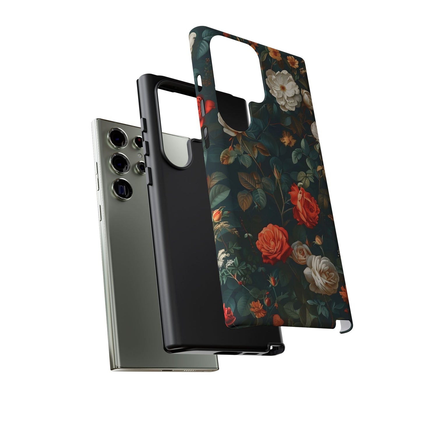 Floral Phone Case | Tough Cases with Elegant Design | Gift for Her, Mother's Day, Birthdays, Personalized, Trendy Tech Accessories