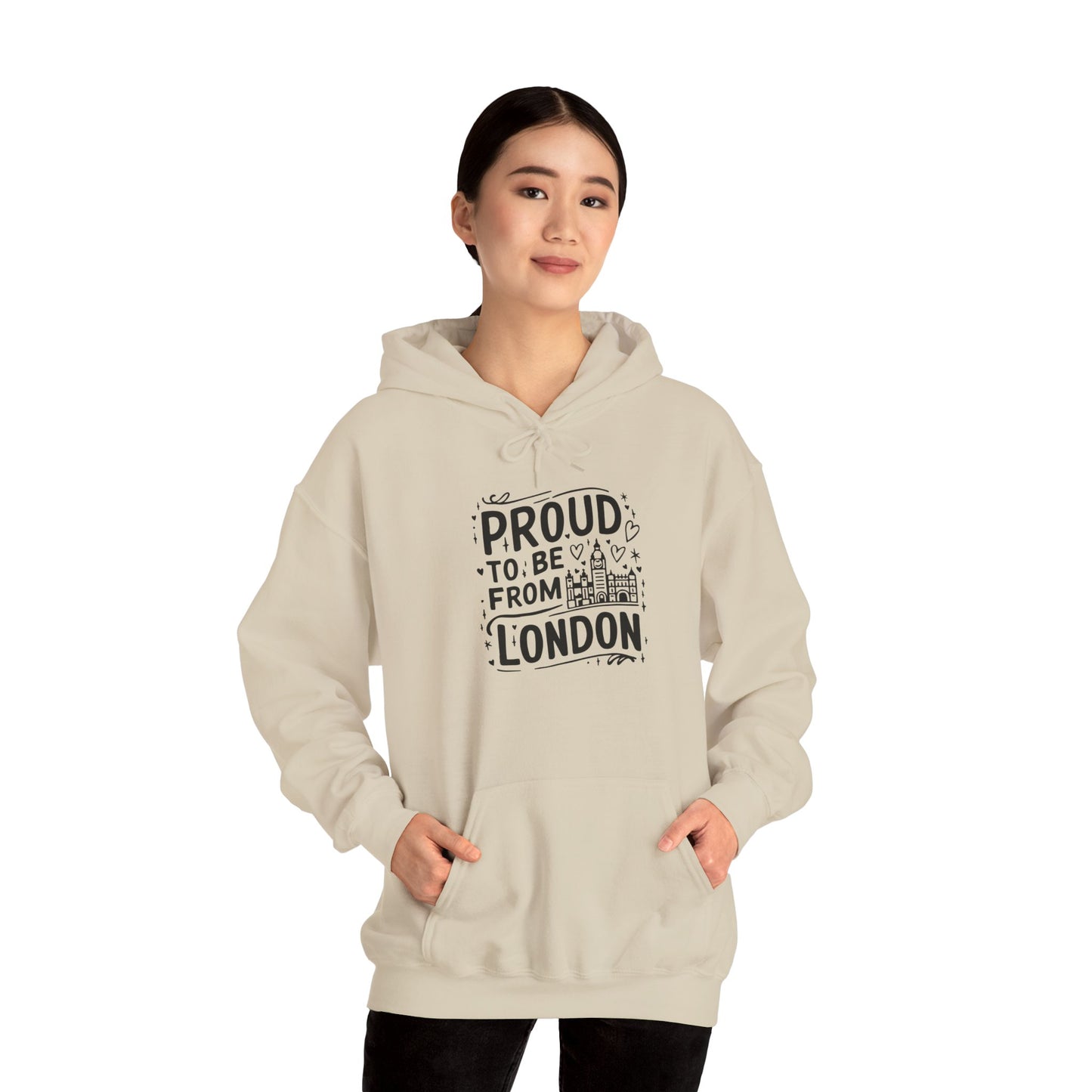 Unisex Heavy Blend™ Hooded Sweatshirt - Proud to be from London