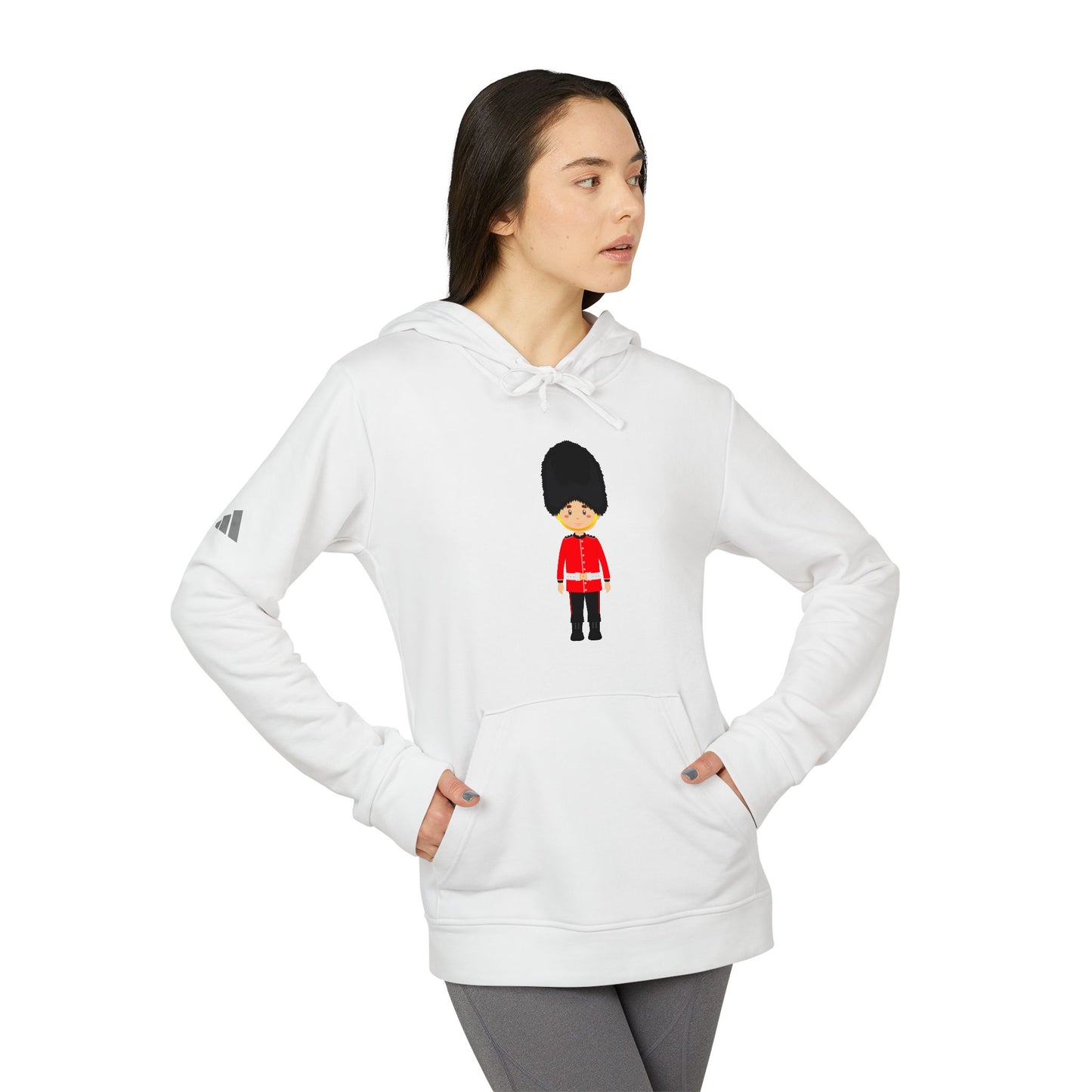 adidas Unisex Fleece Hoodie - Tradition in Scarlet - The British Red Jacket