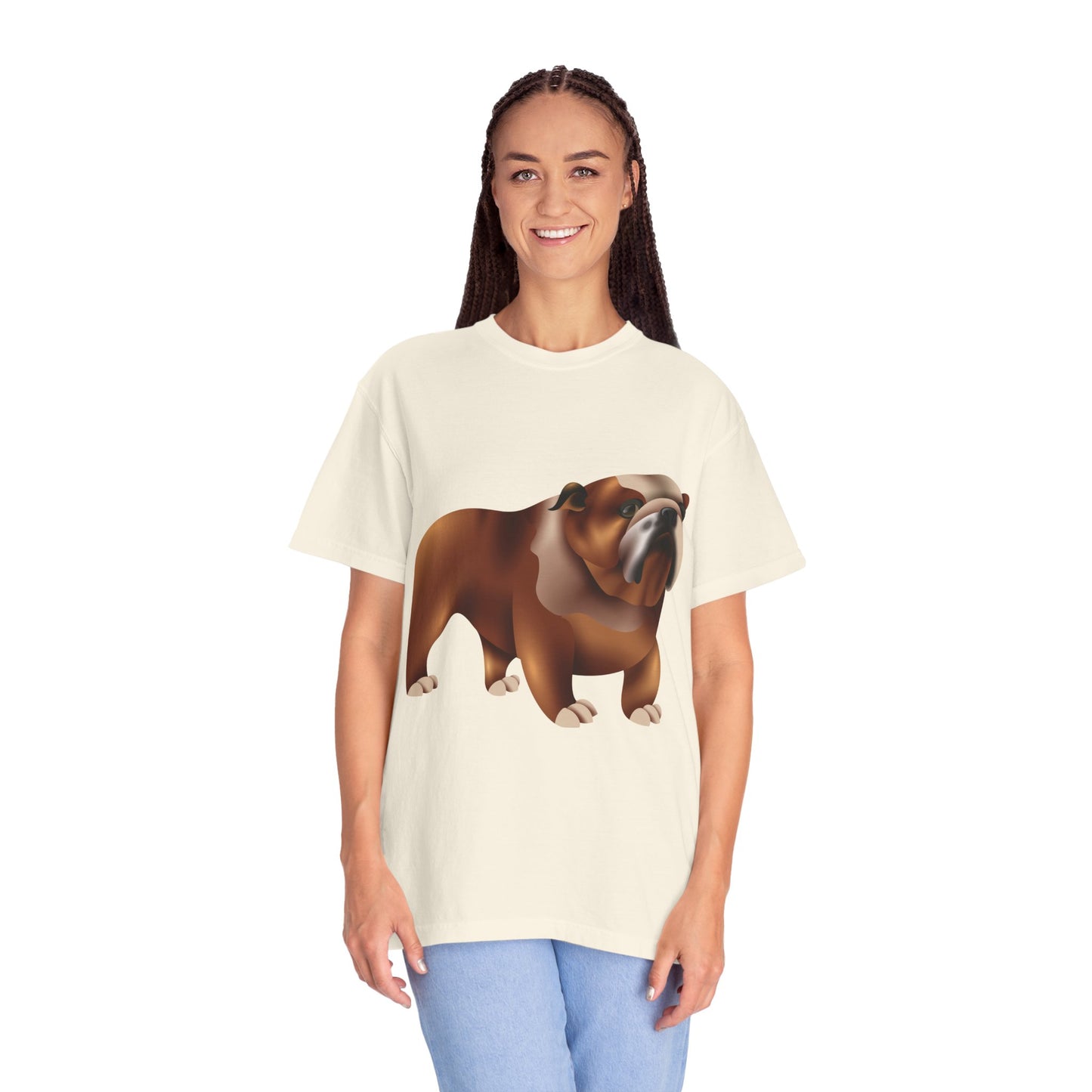 Unisex Garment-Dyed T-shirt - Lovely British Dog