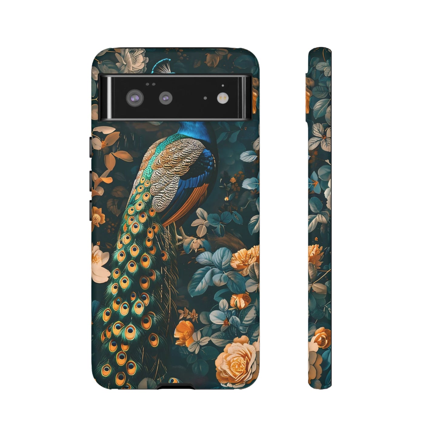 Peacock Phone Case - Elegant Floral Design, Tough Case for Protection, Unique Gift for Nature Lovers, Stylish Accessory, Eco-Friendly