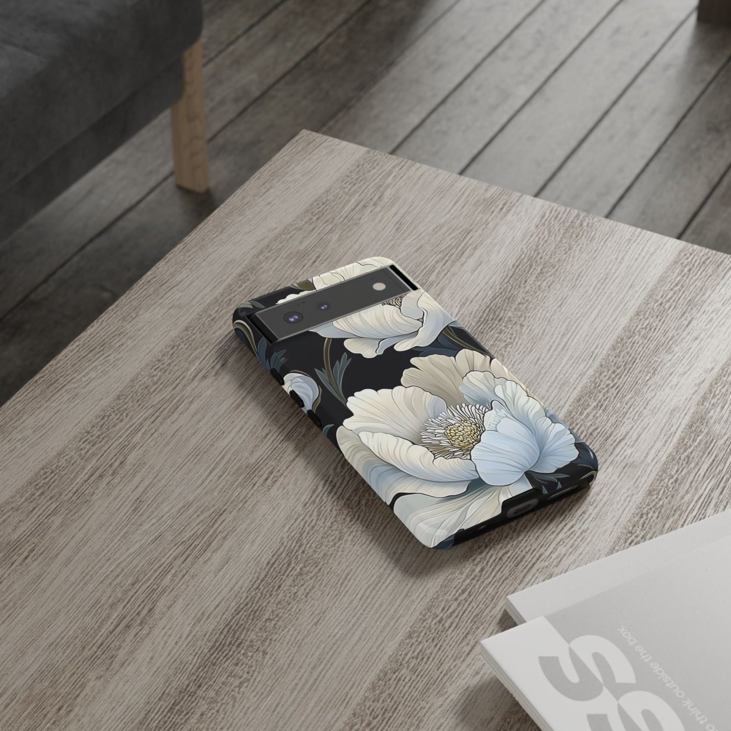 Floral Phone Case, Tough Cases for Women, Stylish Phone Cover, Floral Design Phone Protector, Nature Inspired Tech Accessories
