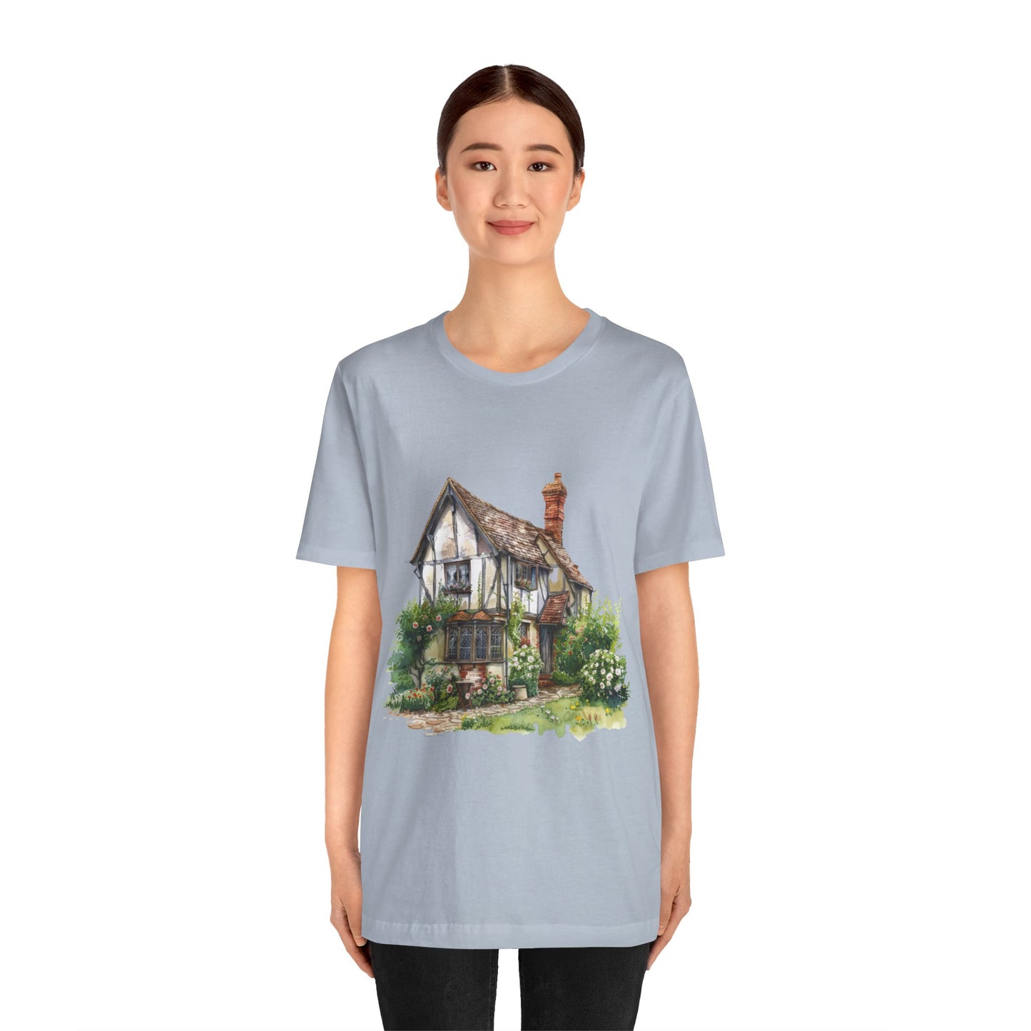 Unisex Jersey Short Sleeve Tee - Timeless Beauty - British Village Homes