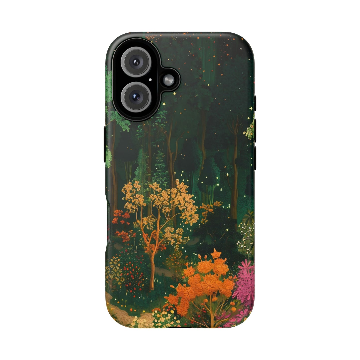 Nature-Inspired Phone Case, Floral Design, Tough iPhone Cover, Gift for Nature Lovers, Colorful Phone Accessory