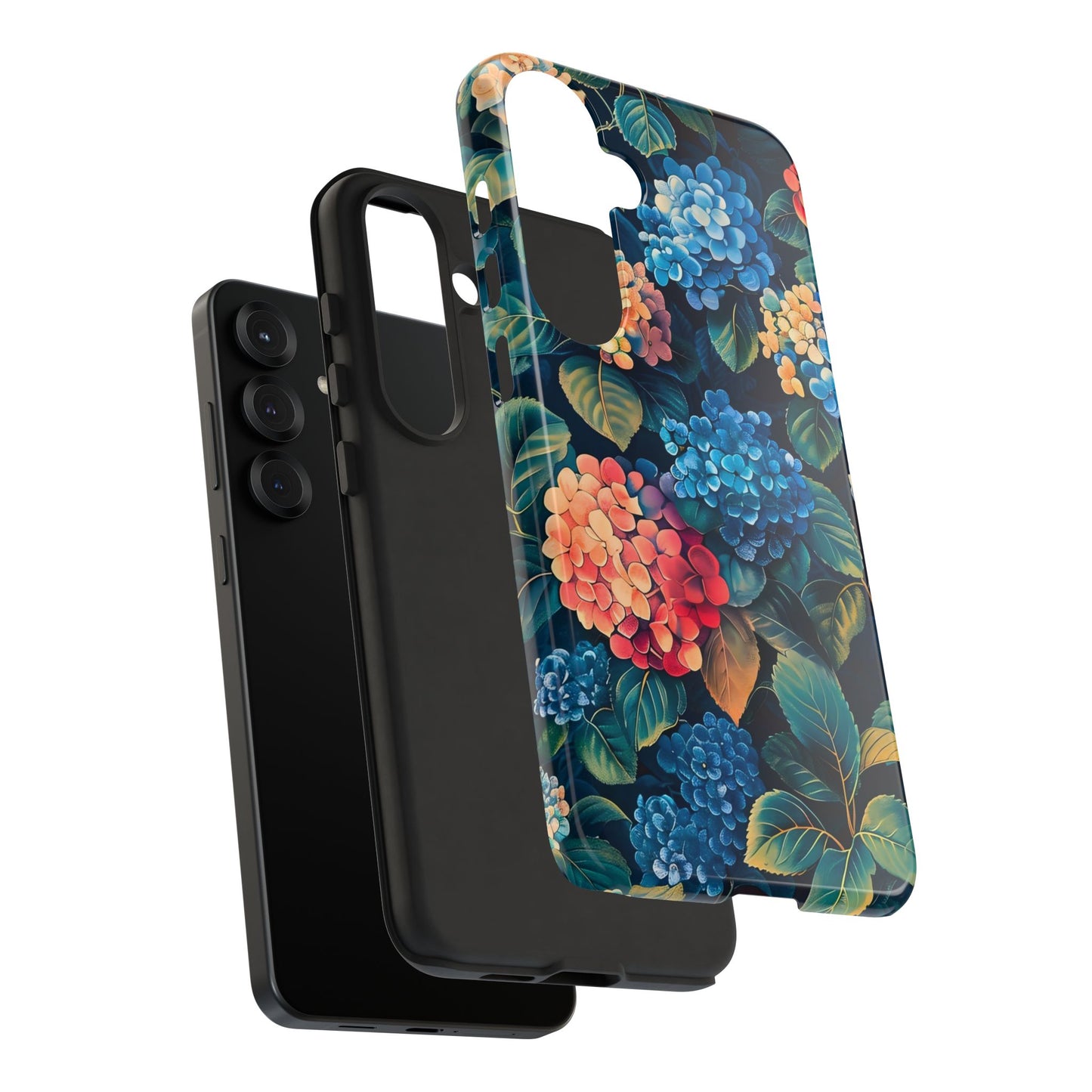 Floral Phone Case, Stylish Tough Case for Gardener Gift, Flower Lover Accessory, Pretty Floral Design, Protective Case