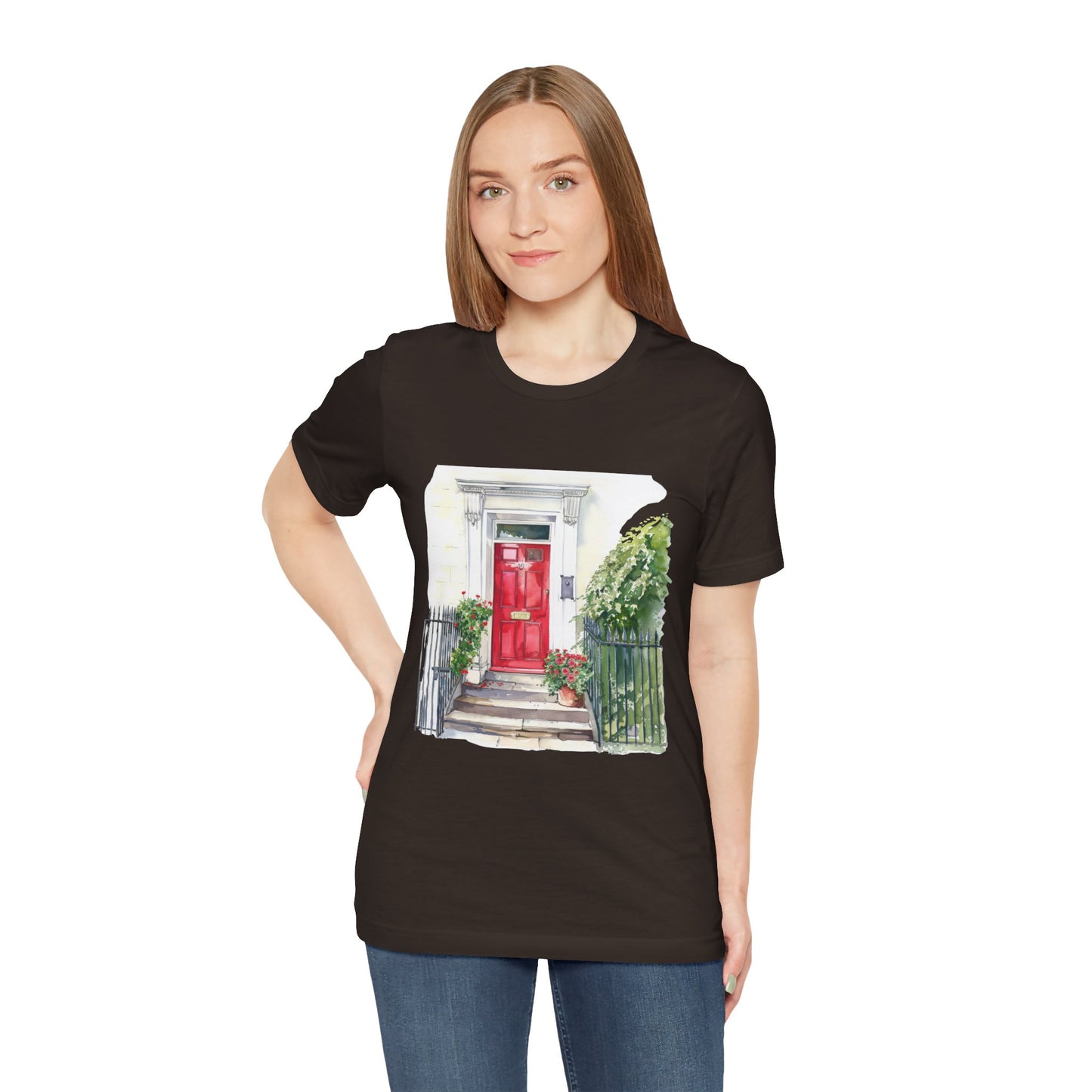 Unisex Jersey Short Sleeve Tee - Greenish British Beauty