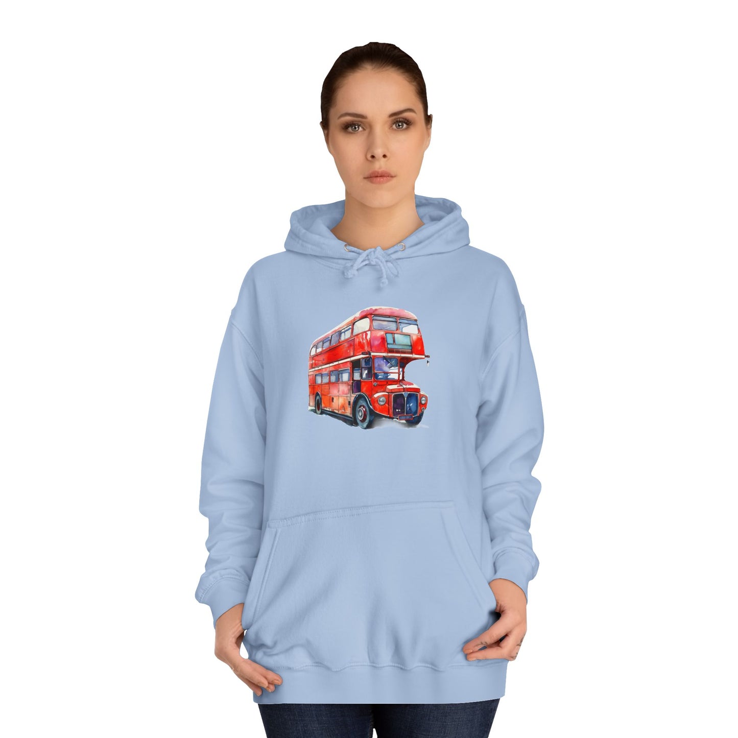 Unisex College Hoodie - London’s Pride - The Double-Decker Tradition