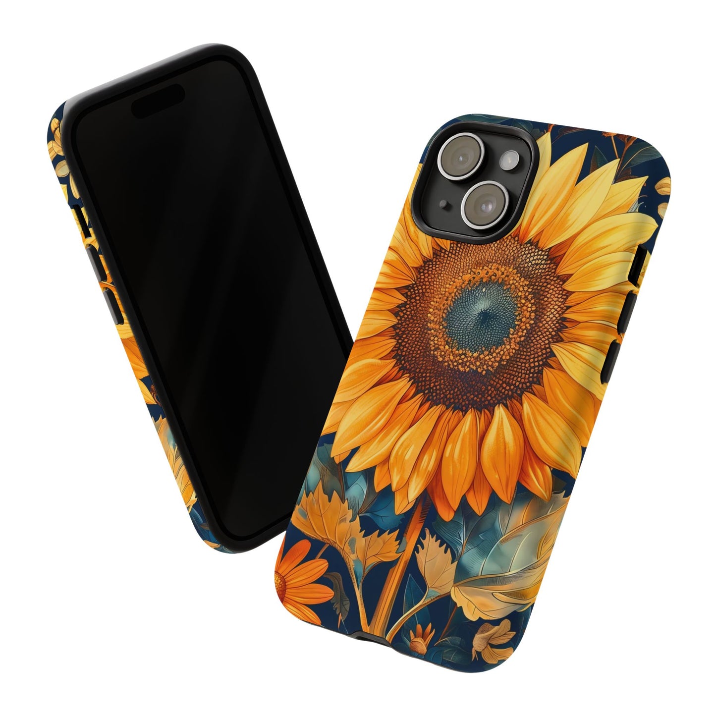 Sunflower Phone Case - Floral Design for Nature Lovers, Cute Spring Accessory, Gift for Her, Eco-Friendly Cover