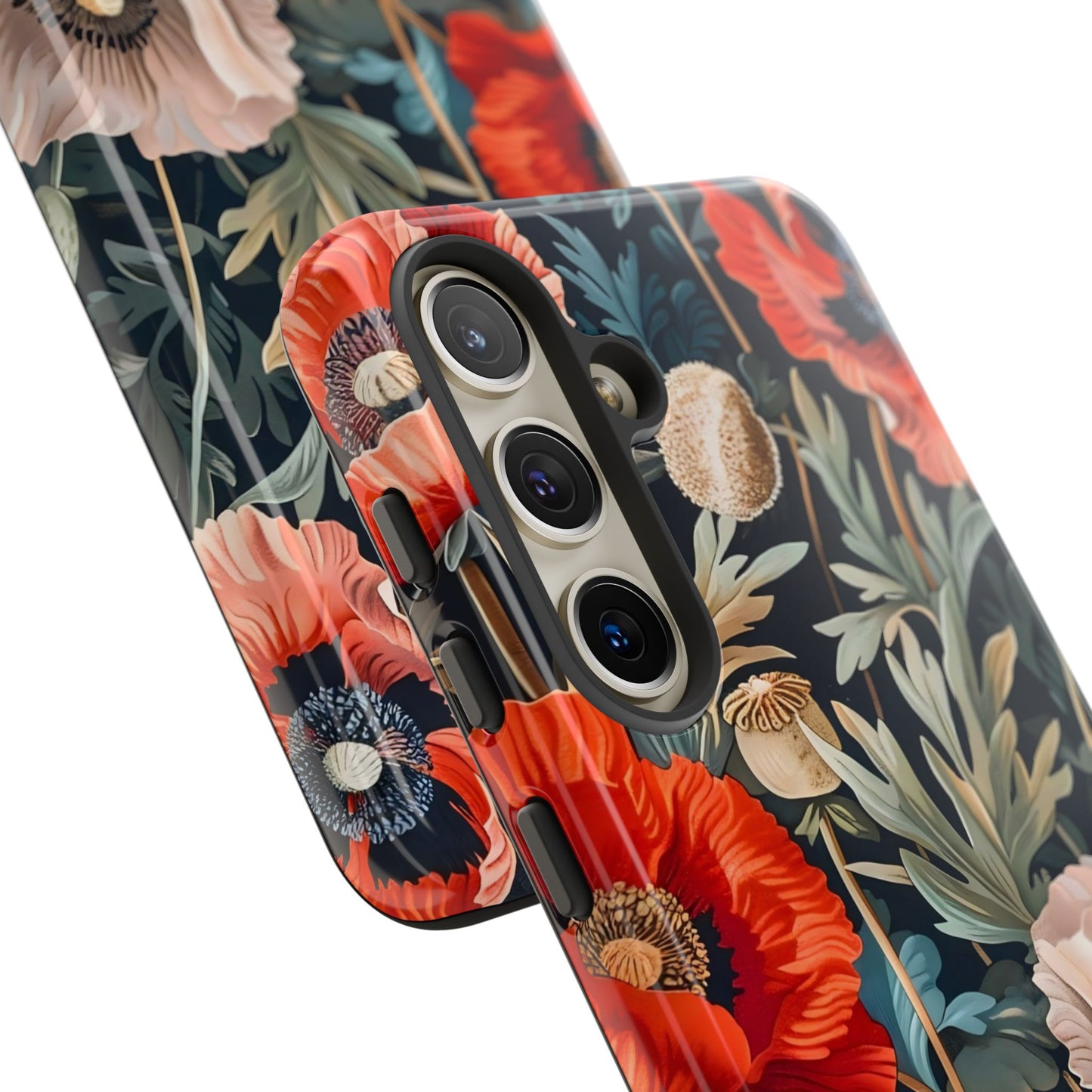 Floral Phone Case - Tough Cases, Flower Design, Chic Tech Accessories, Stylish Gifts, Unique Phone Protectors