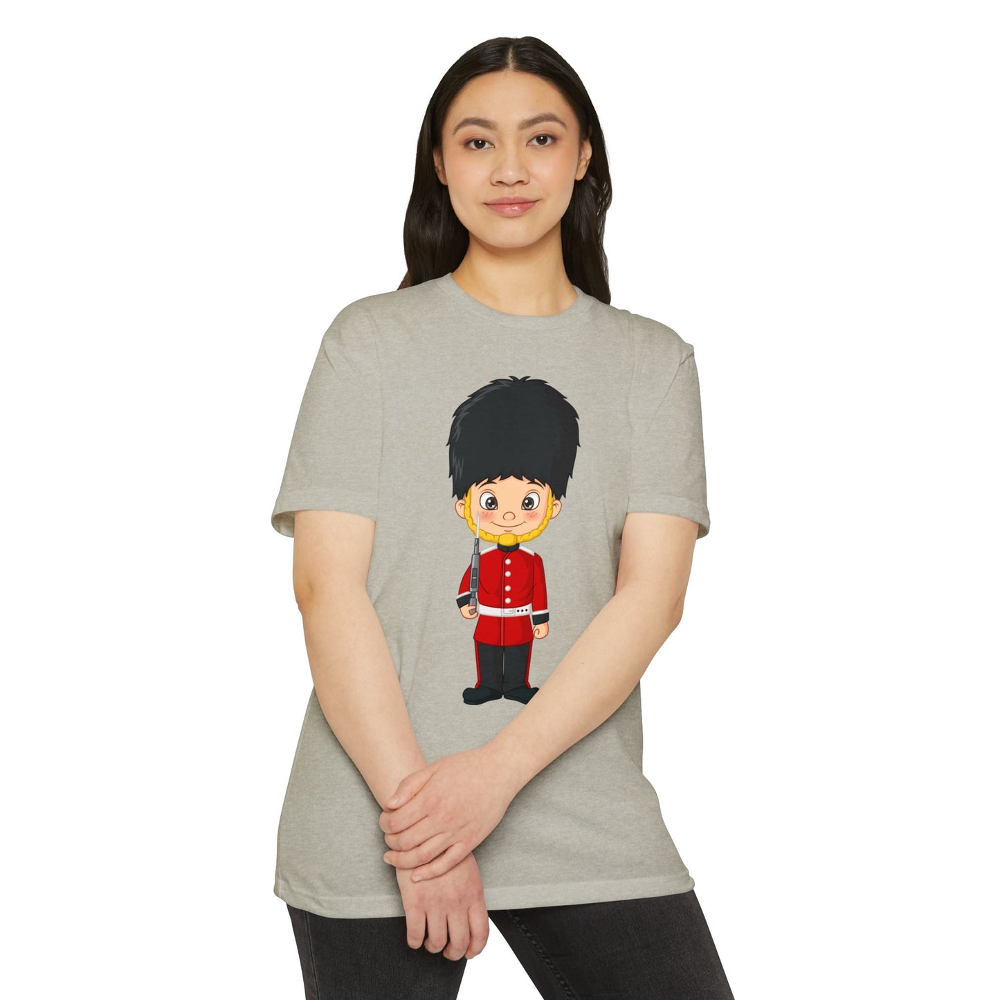 Unisex CVC Jersey T-shirt - Scarlet Pride - The Classic British Soldier