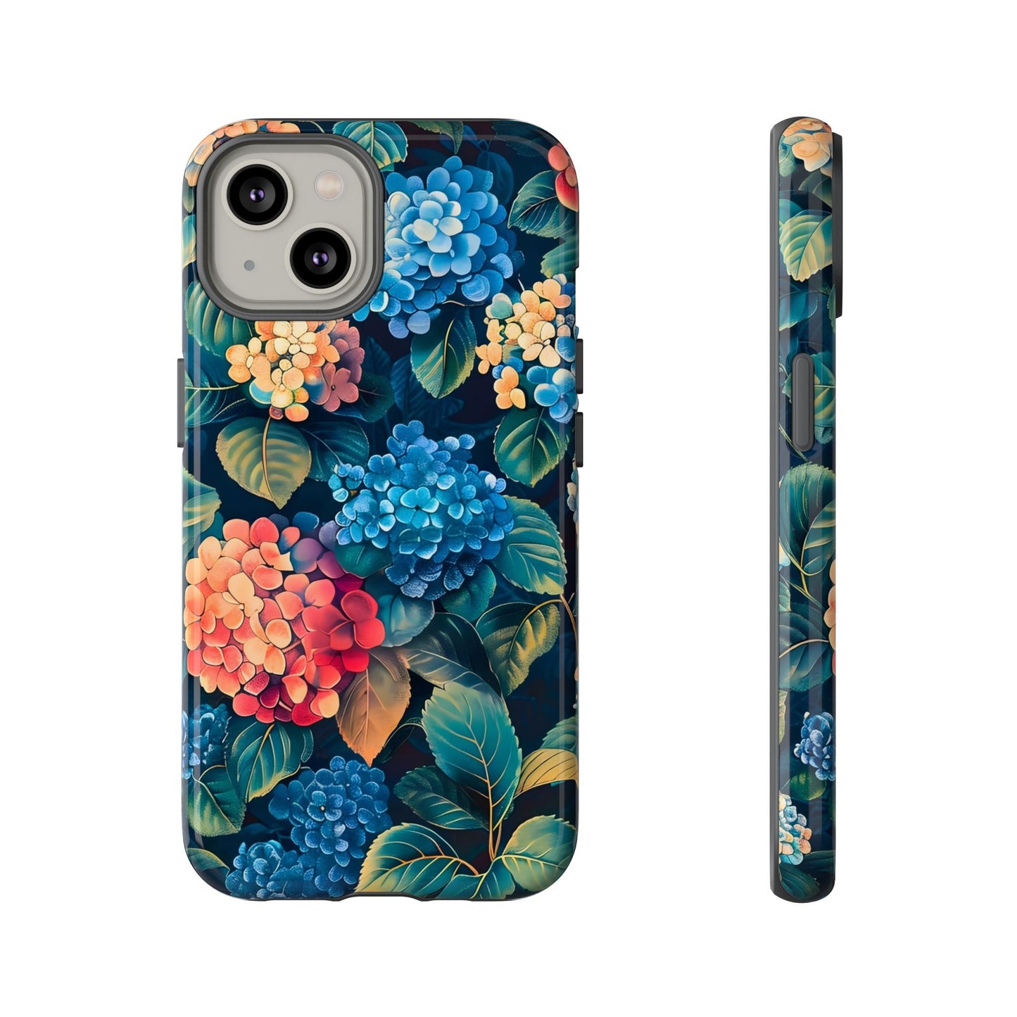 Floral Tough Phone Case, Durable Smartphone Cover, Flower Design, Gift for Her, Stylish Protection