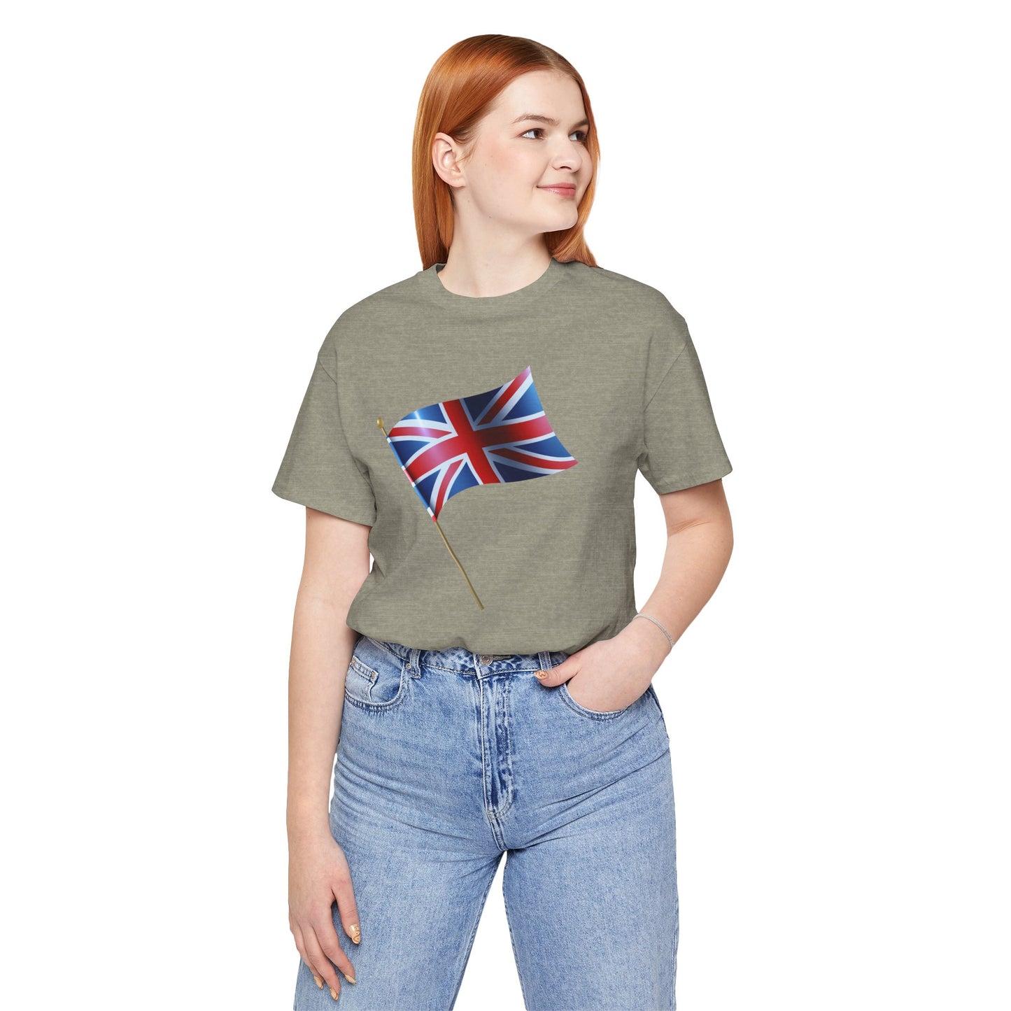 Unisex Jersey Short Sleeve Tee - Classic UK Flag Design - Union Jack Symbol
