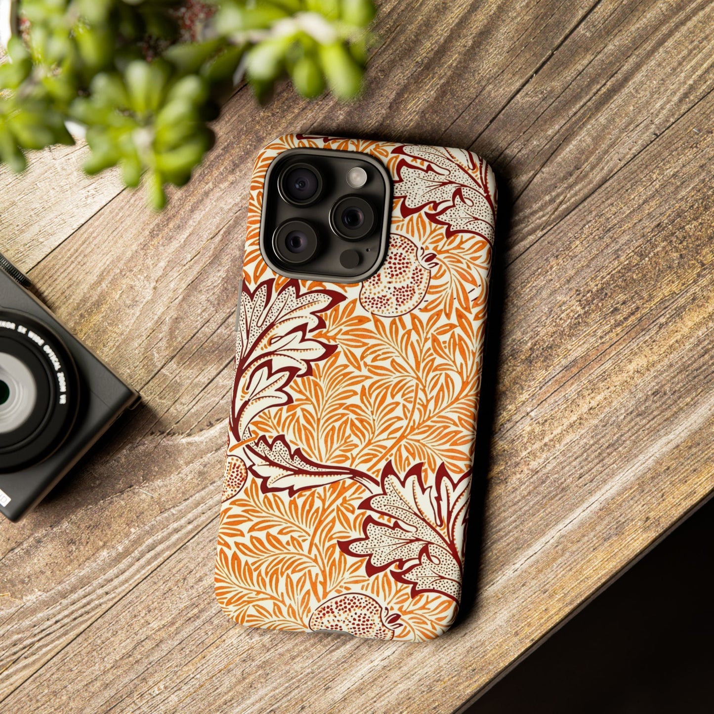 Stylish Phone Case, Tough Cases with Floral Design, Protective Cover, Gift for Her, Cute Phone Accessory