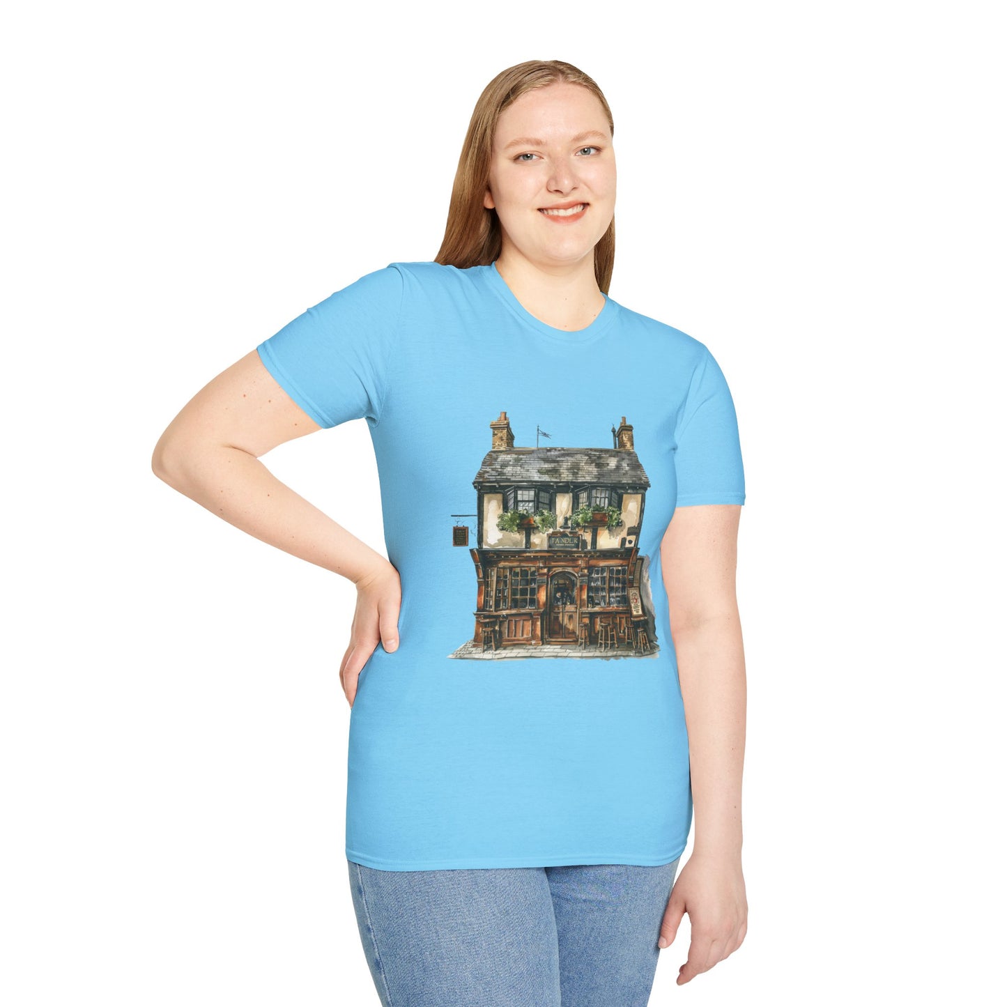 Unisex Softstyle T-Shirt - Charming & Cozy - Life in a British Village House