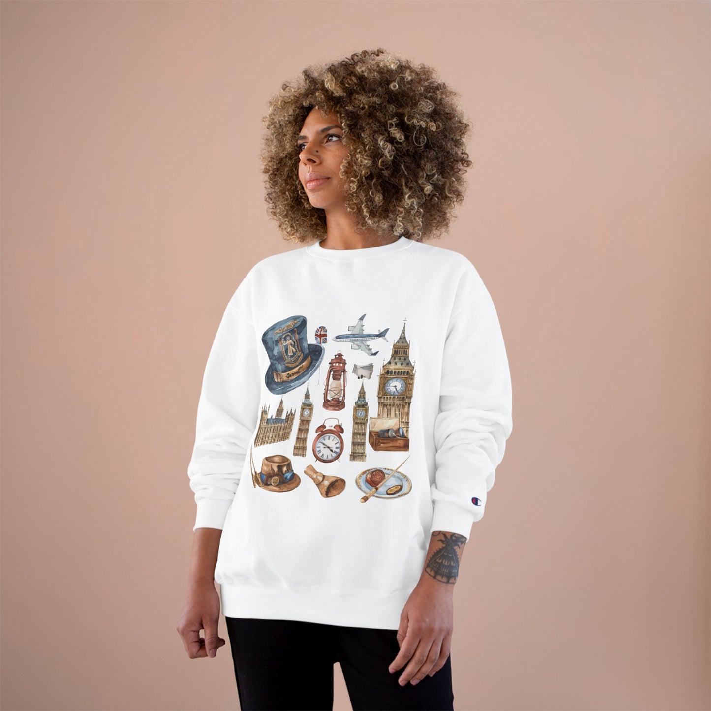 Champion Sweatshirt - Classic England Icons - A Vintage Tribute