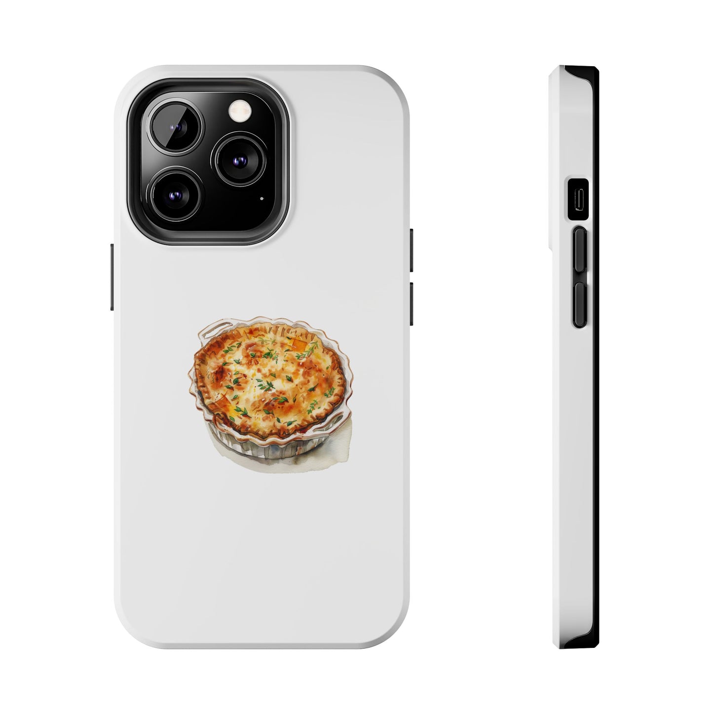 Cute Quiche Phone Case - Tough Protection for Food Lovers