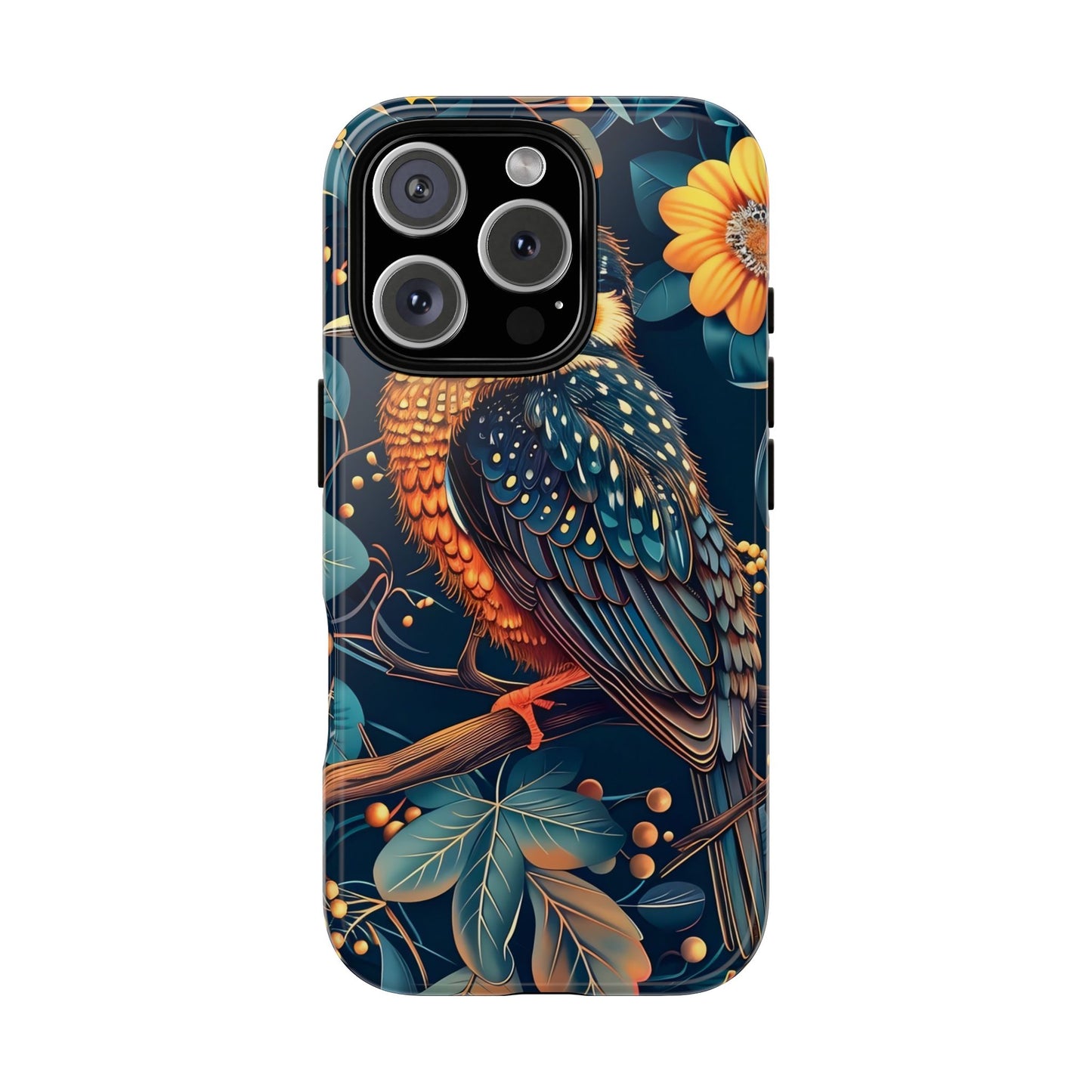 Nature-Inspired Phone Case | Artistic Bird Design | Tough Cases for Nature Lovers, Unique Gift, Eco-Friendly, Wildlife Decor