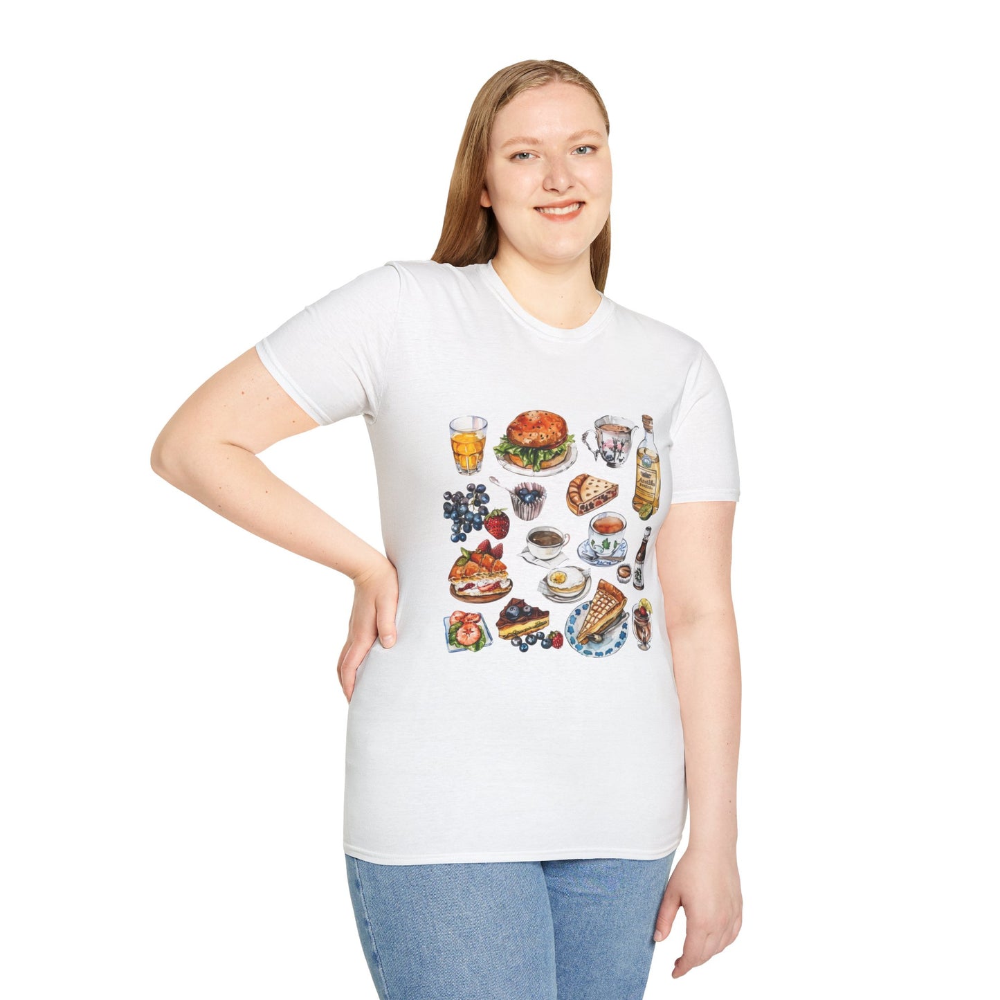 Unisex Softstyle T-Shirt - Heritage and Charm - England's Iconic Symbols