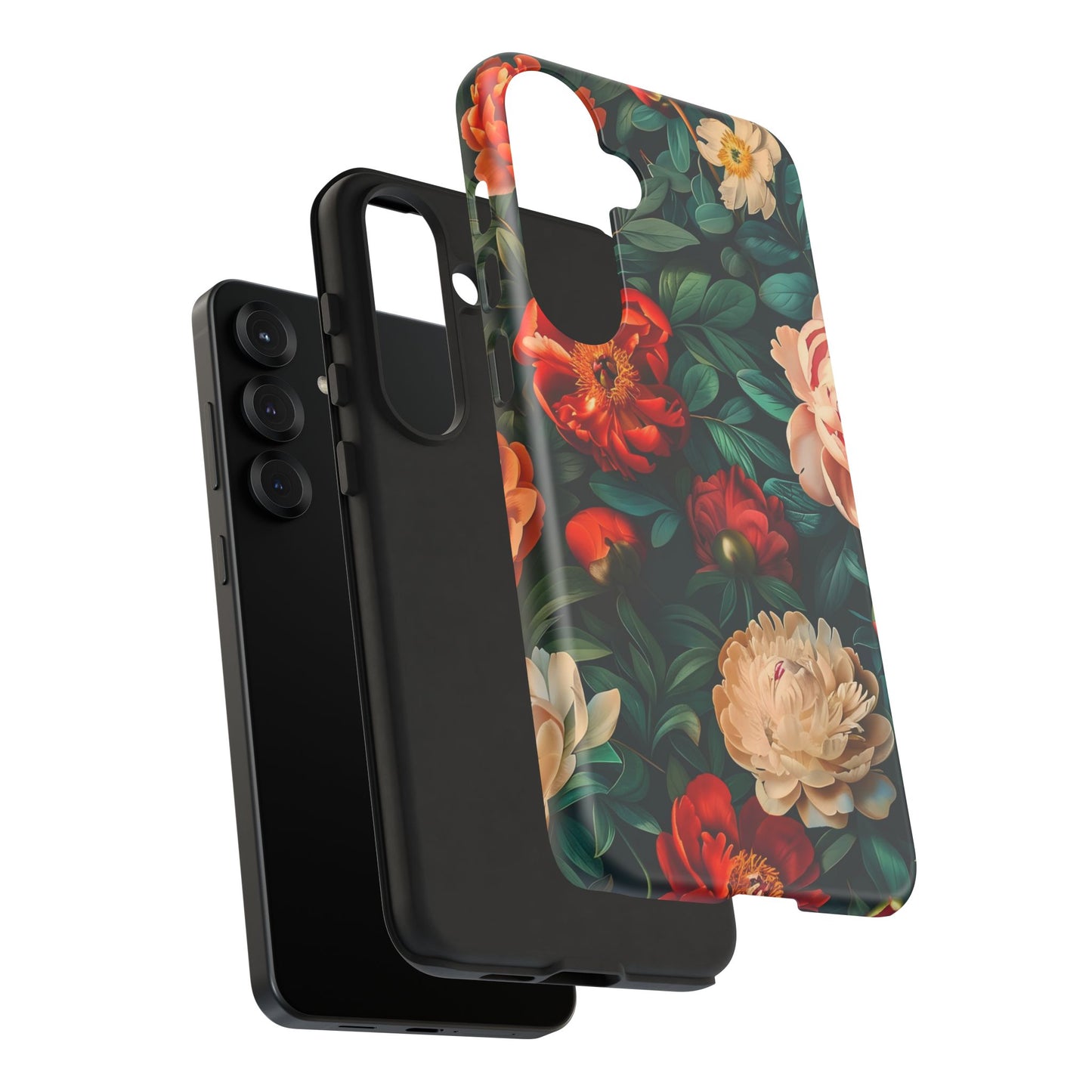 Floral Phone Case - Tough Cases, Vibrant Protection, Gift for Her, Cute Floral Design, Trendy Accessory, Perfect for Spring