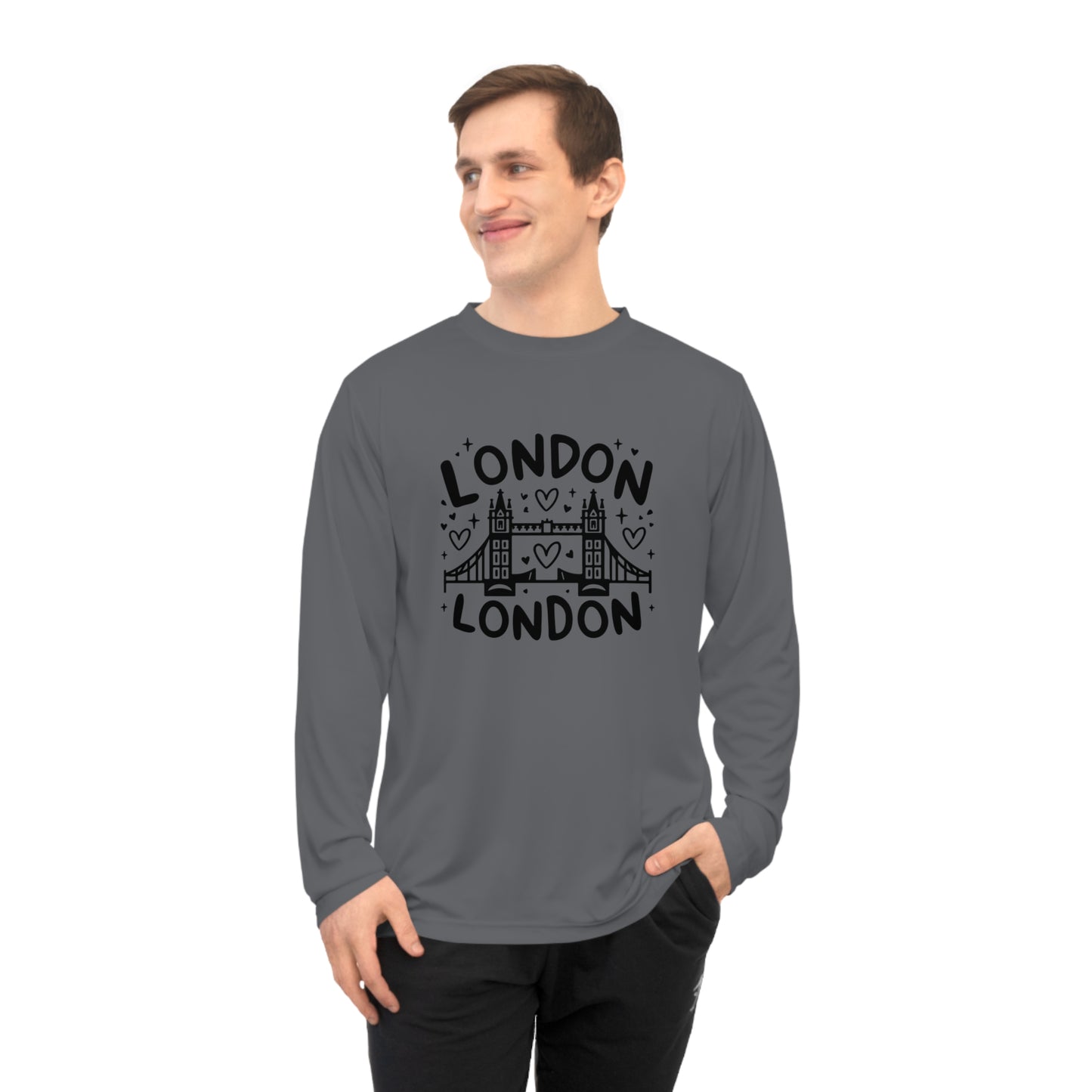 Unisex Performance Long Sleeve Shirt - Beautiful London Views